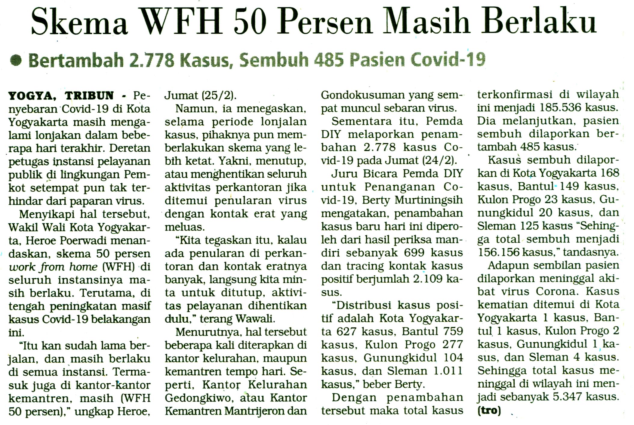 Kliping jogja terbaru