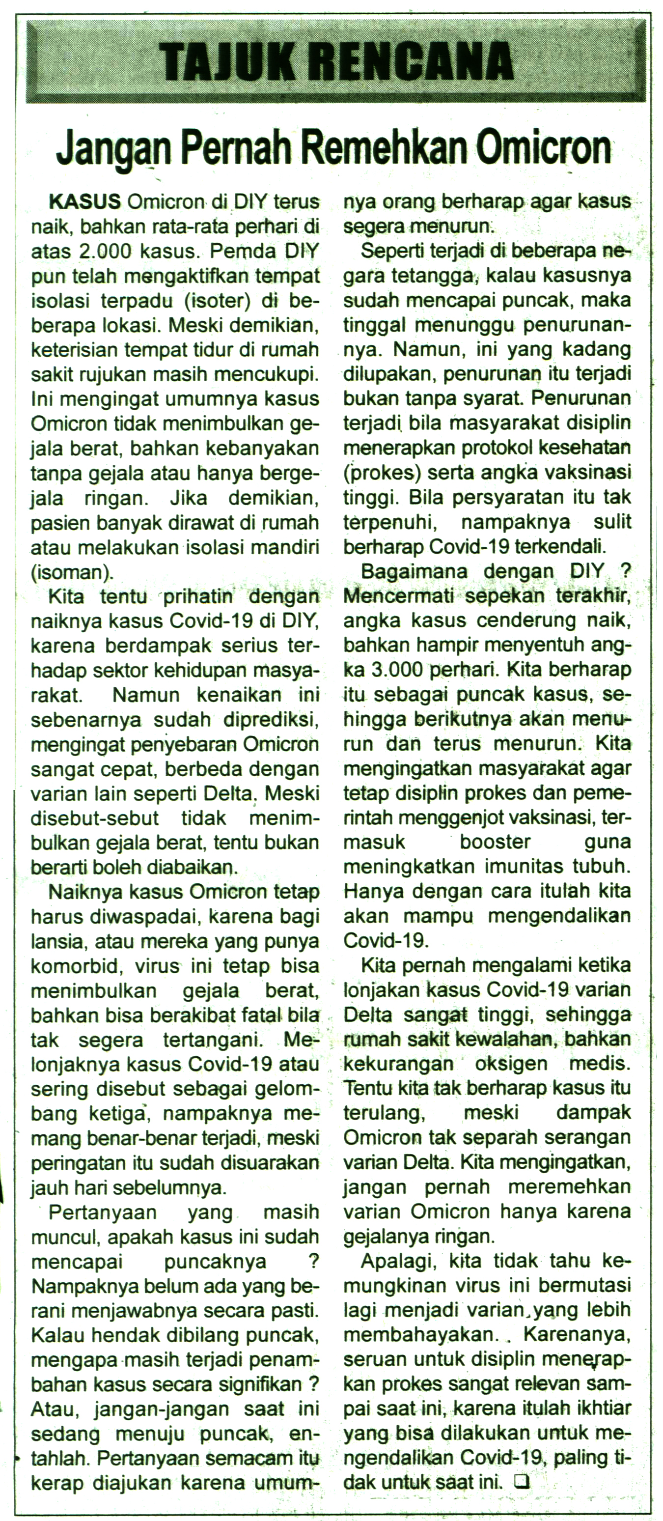 Kliping jogja terbaru