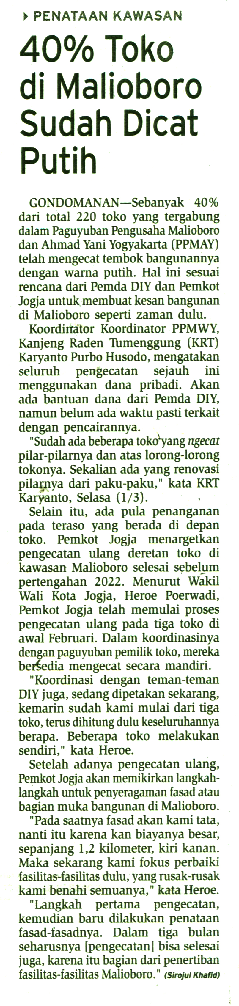 Kliping jogja terbaru