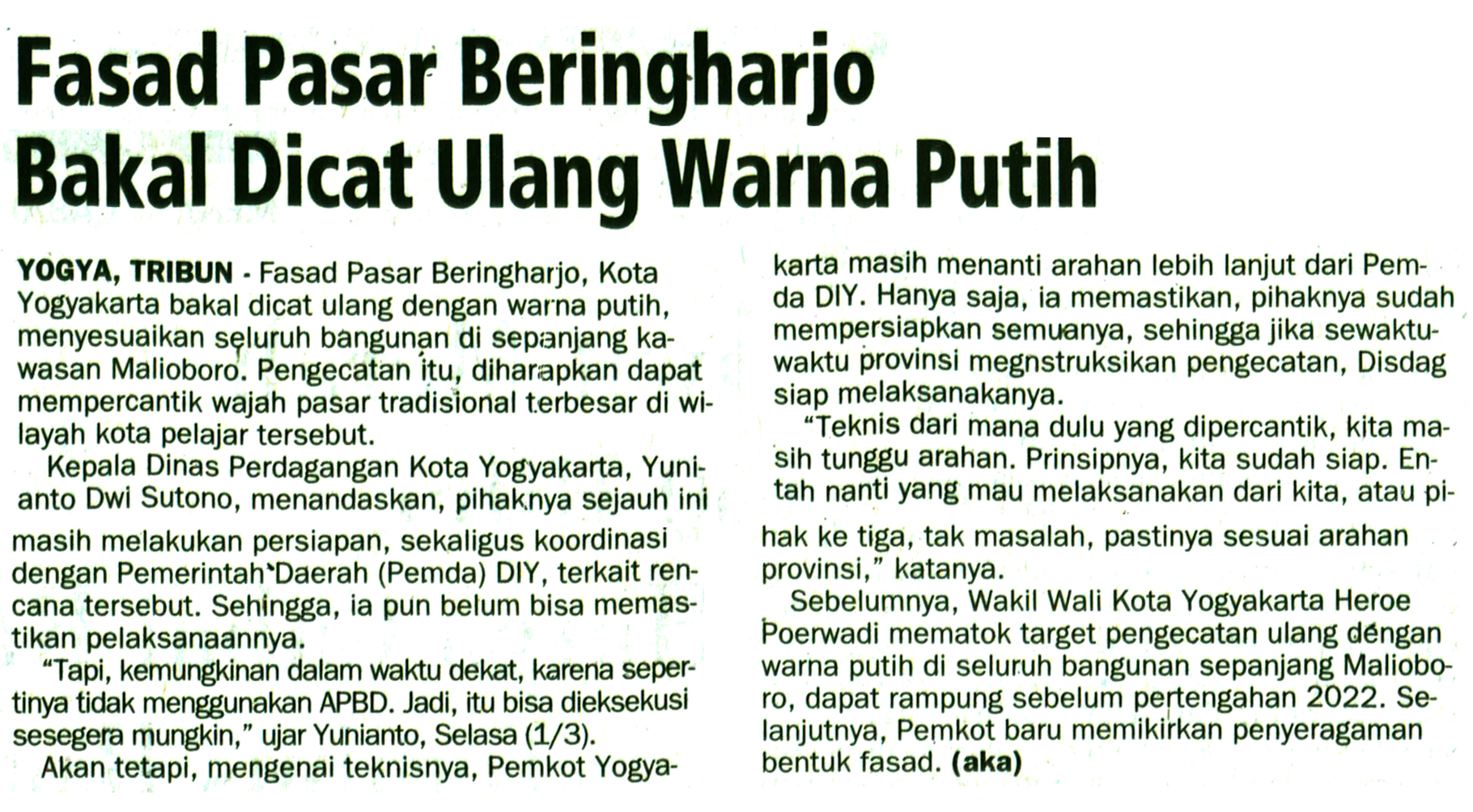 Kliping jogja terbaru