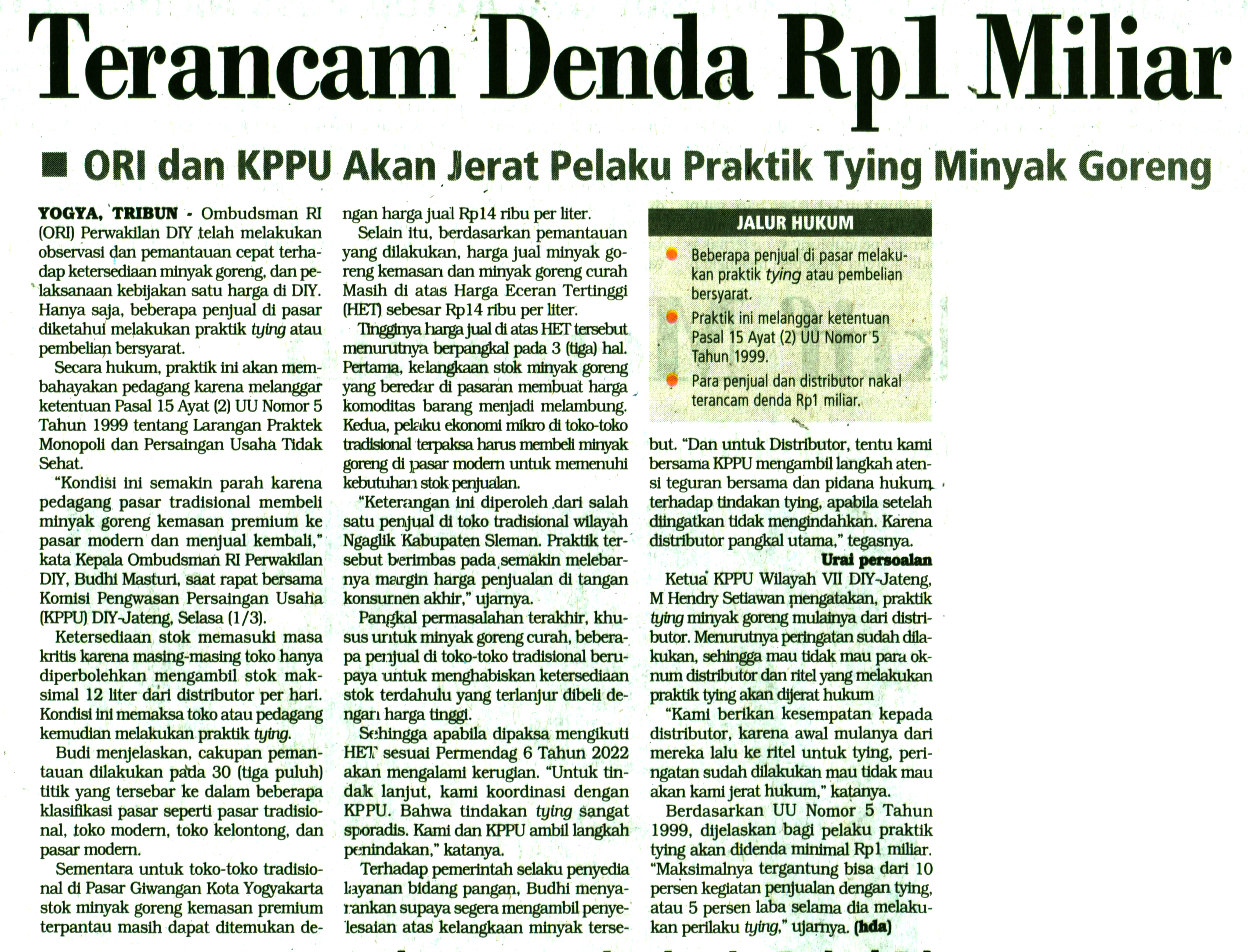 Kliping jogja terbaru