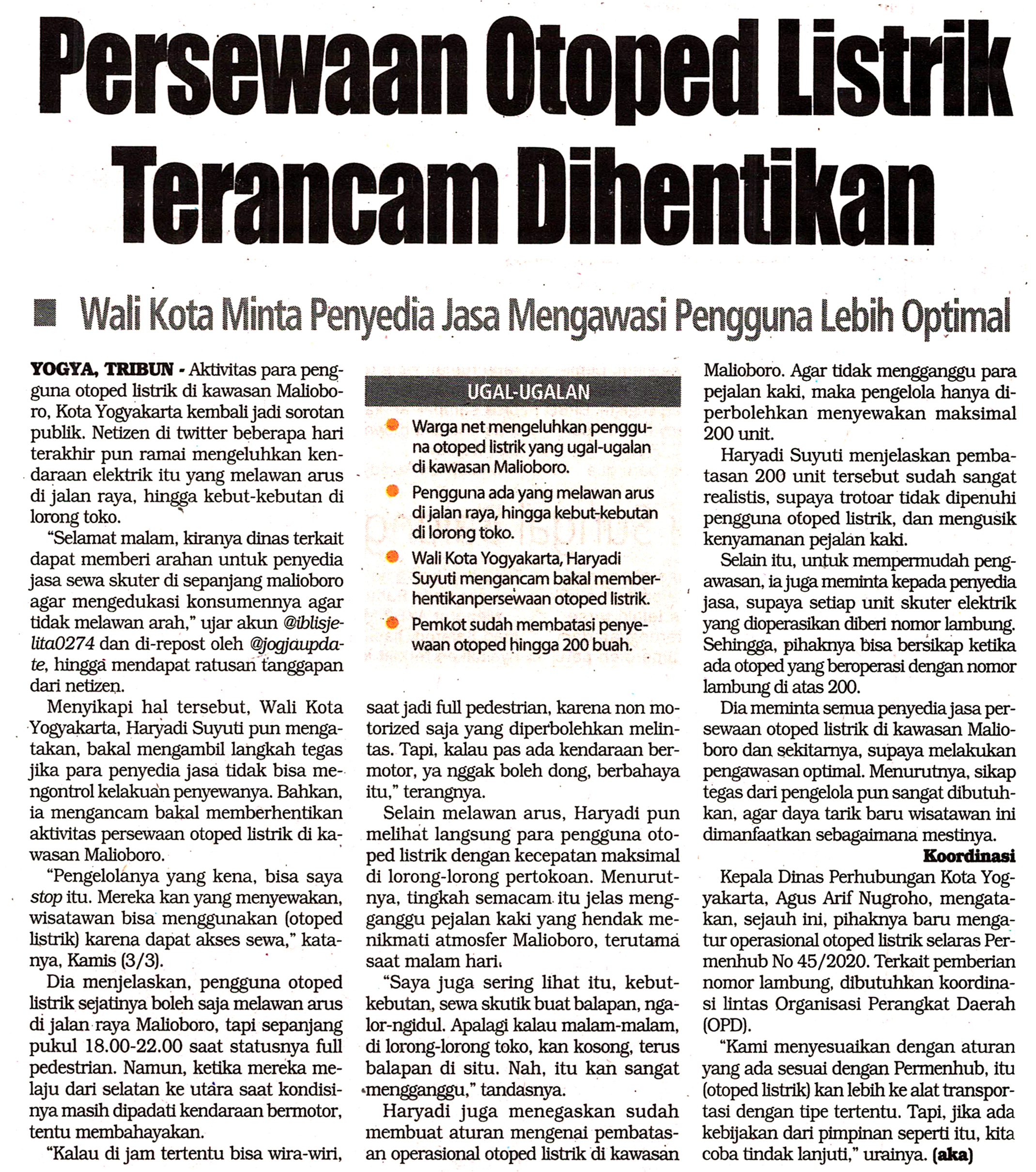 Kliping jogja terbaru