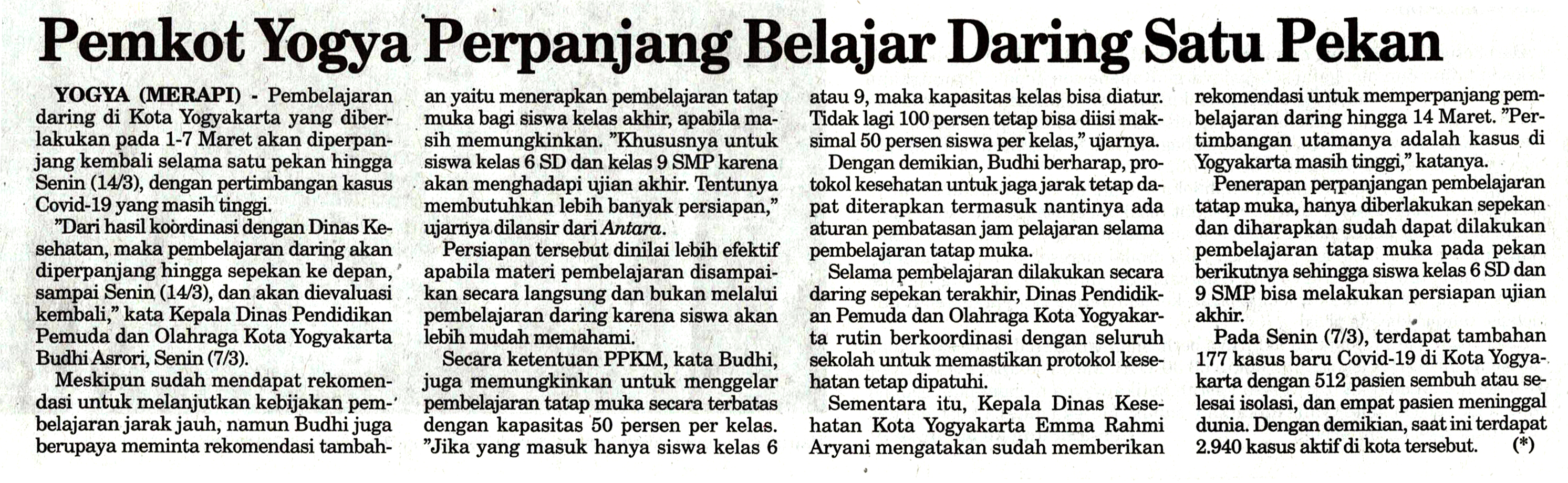 Kliping jogja terbaru