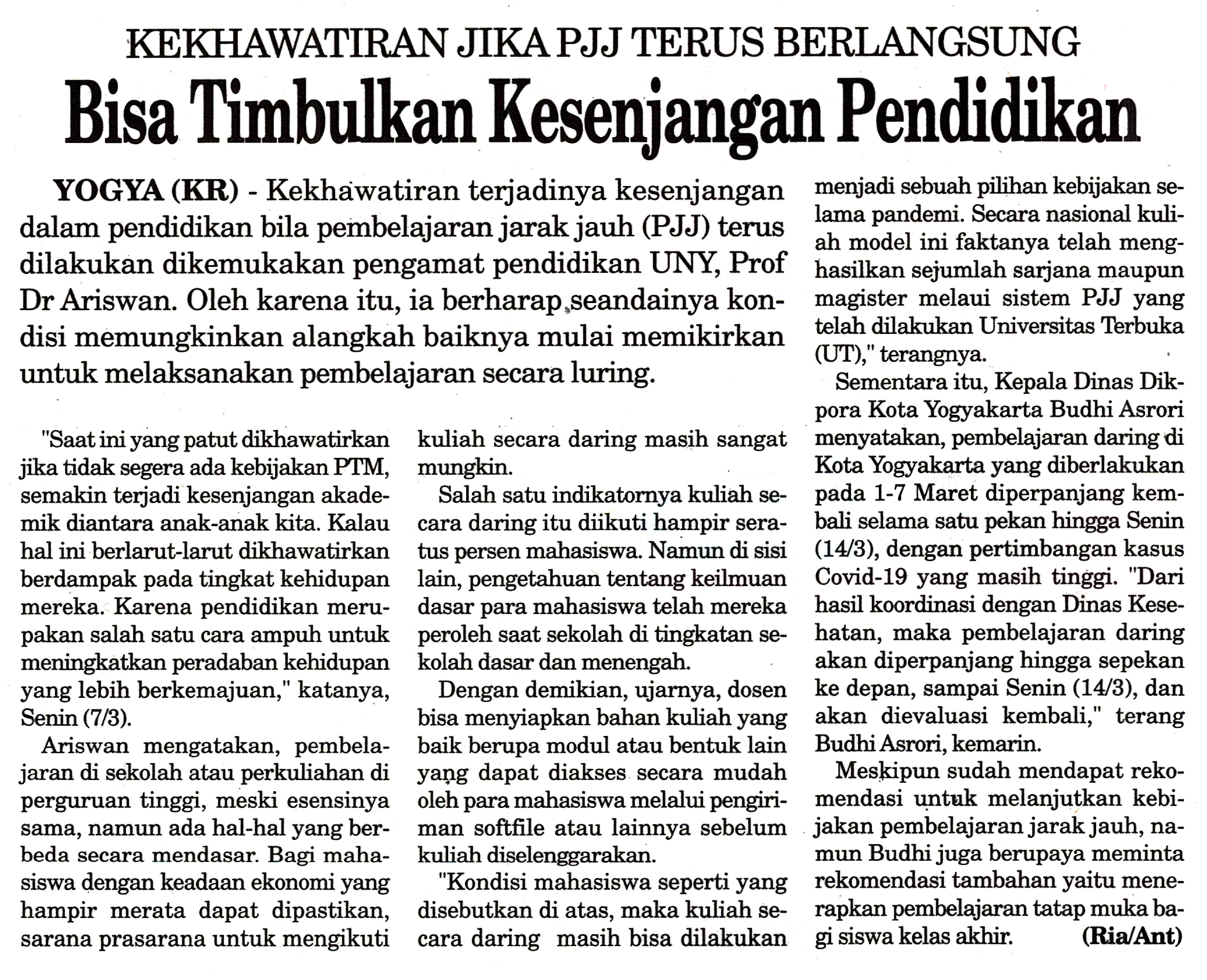 Kliping jogja terbaru