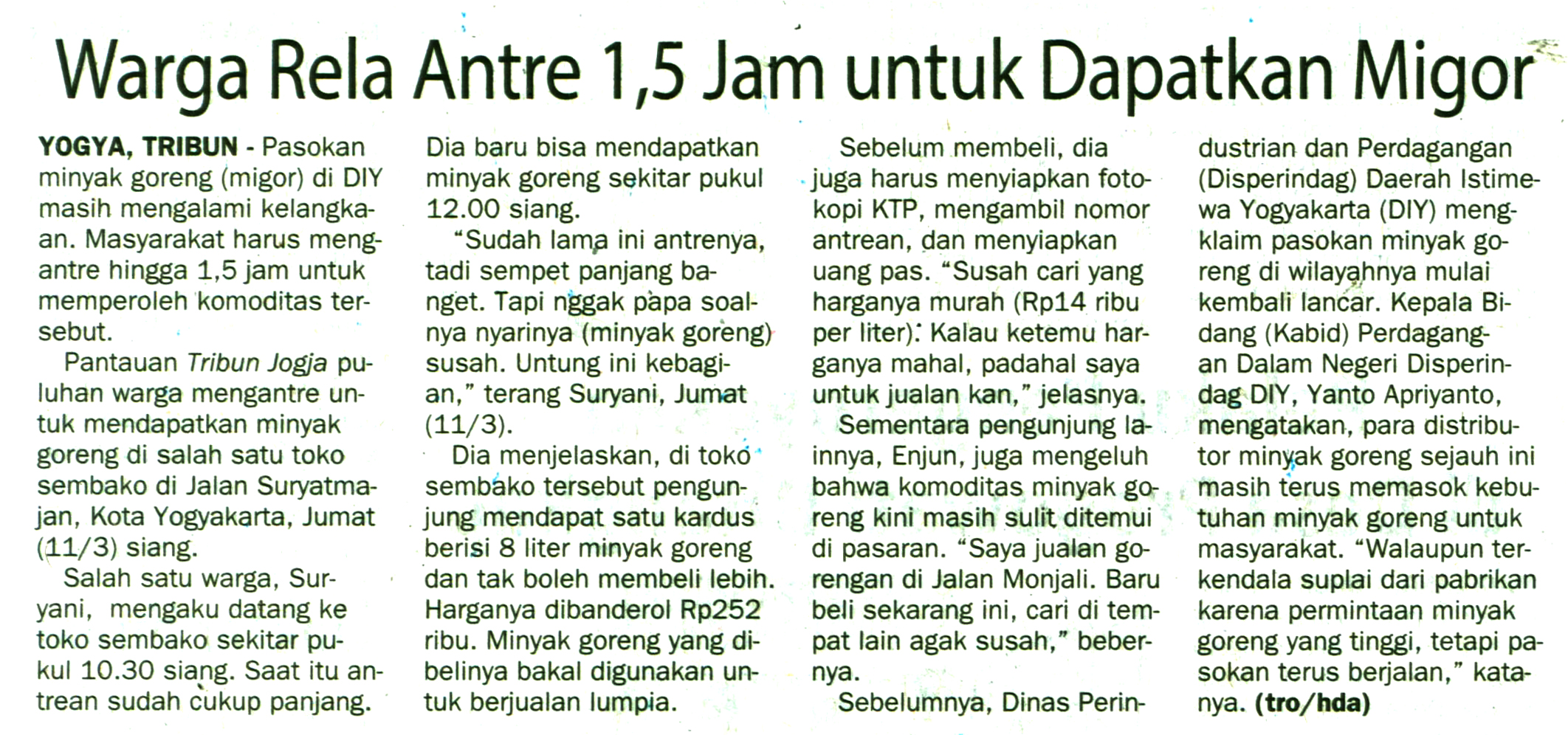 Kliping jogja terbaru