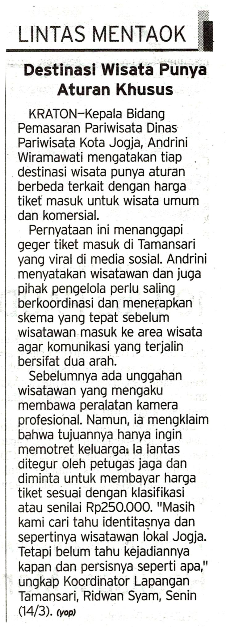Kliping jogja terbaru