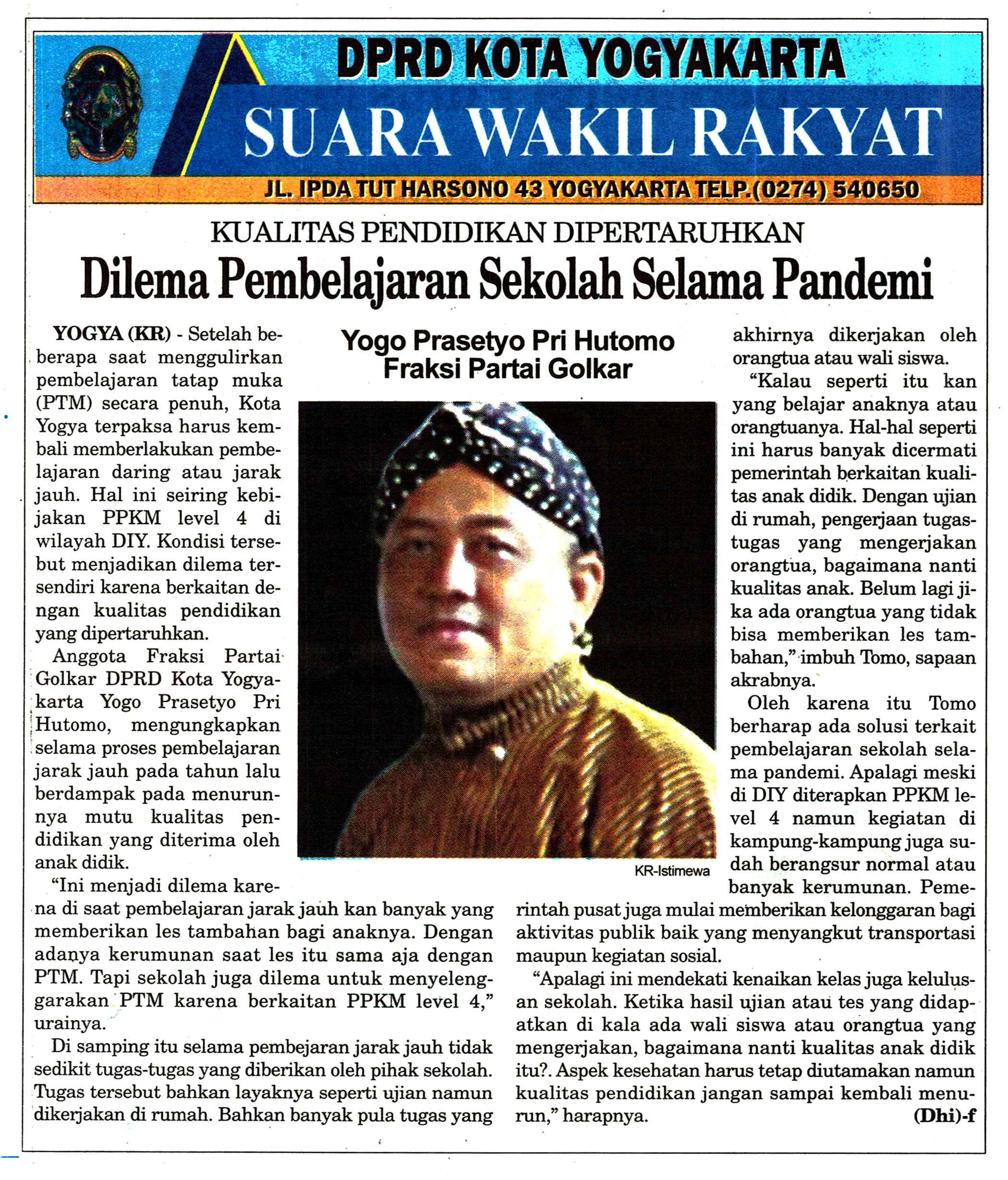 Kliping jogja terbaru