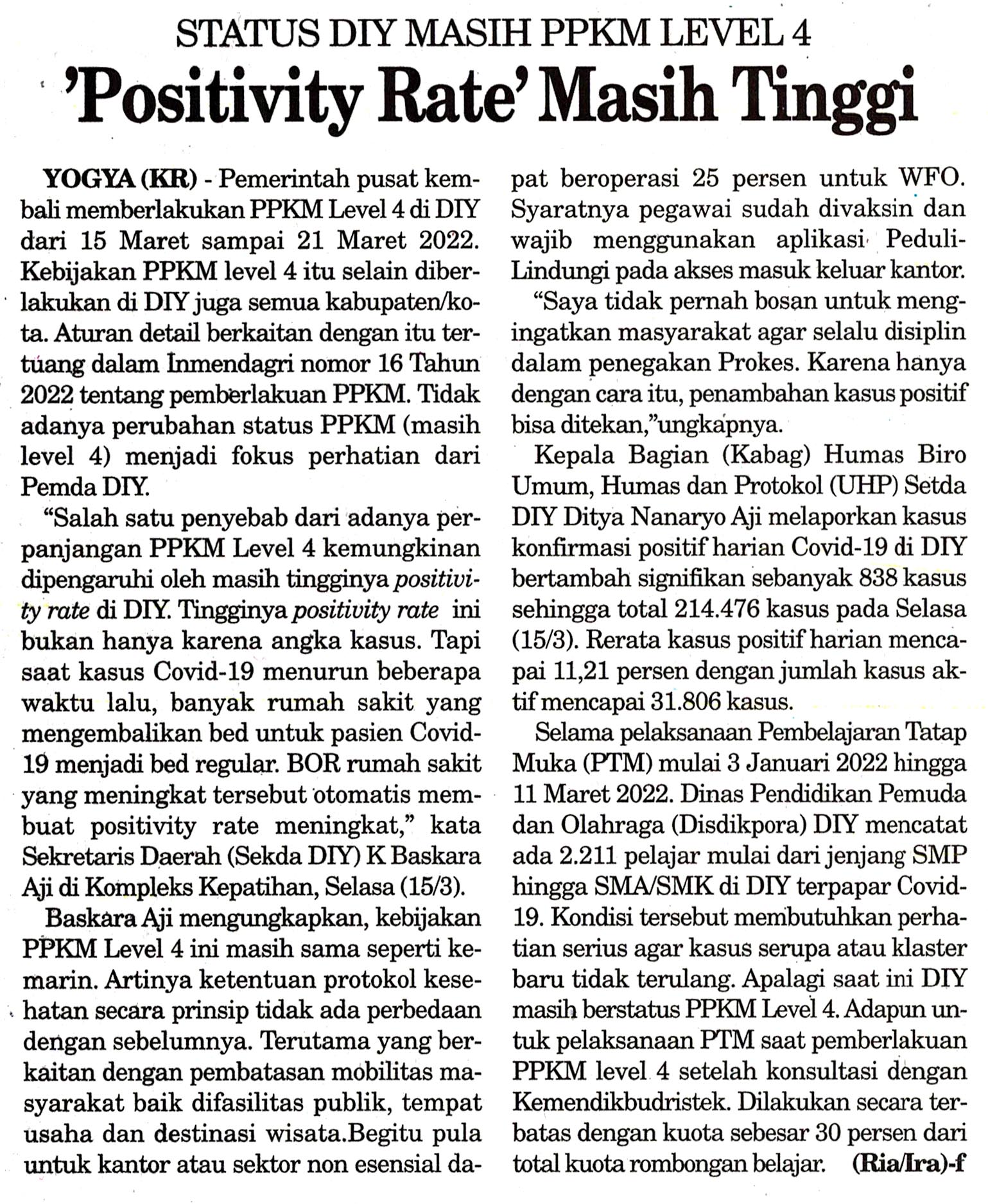 Kliping jogja terbaru