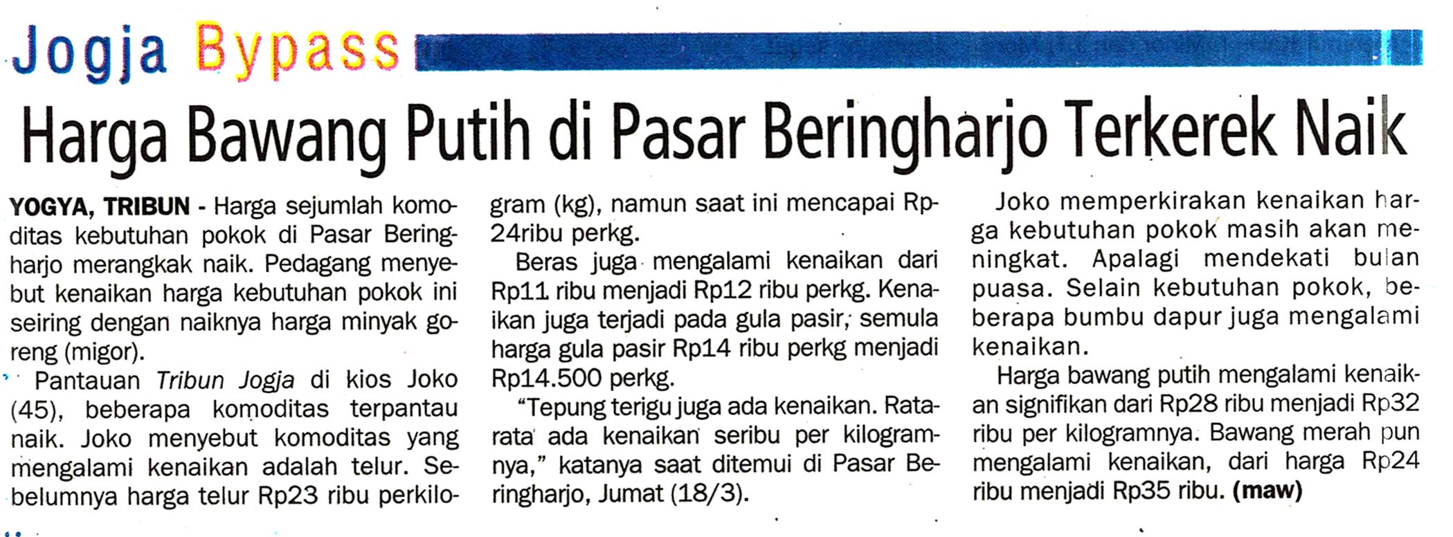 Kliping jogja terbaru