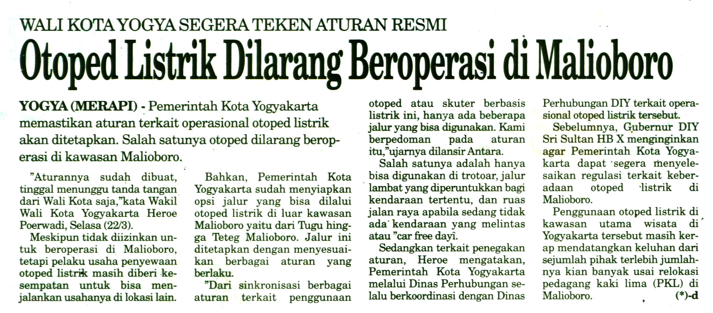 Kliping jogja terbaru