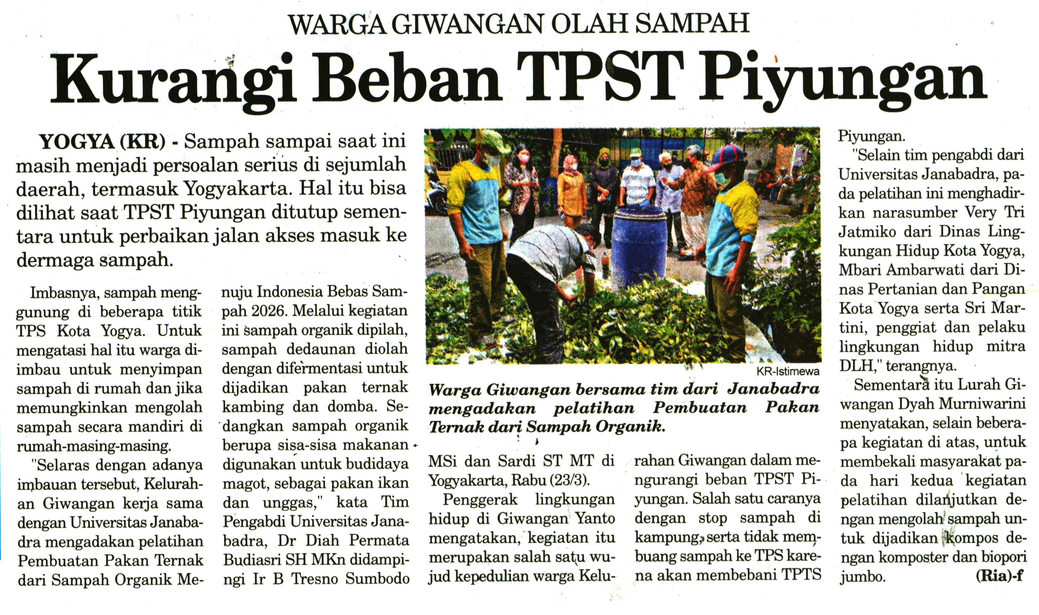 Kliping jogja terbaru