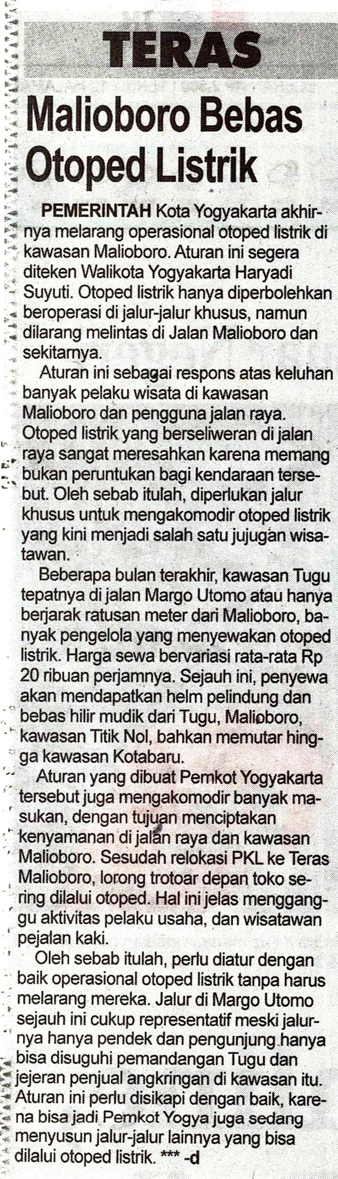 Kliping jogja terbaru