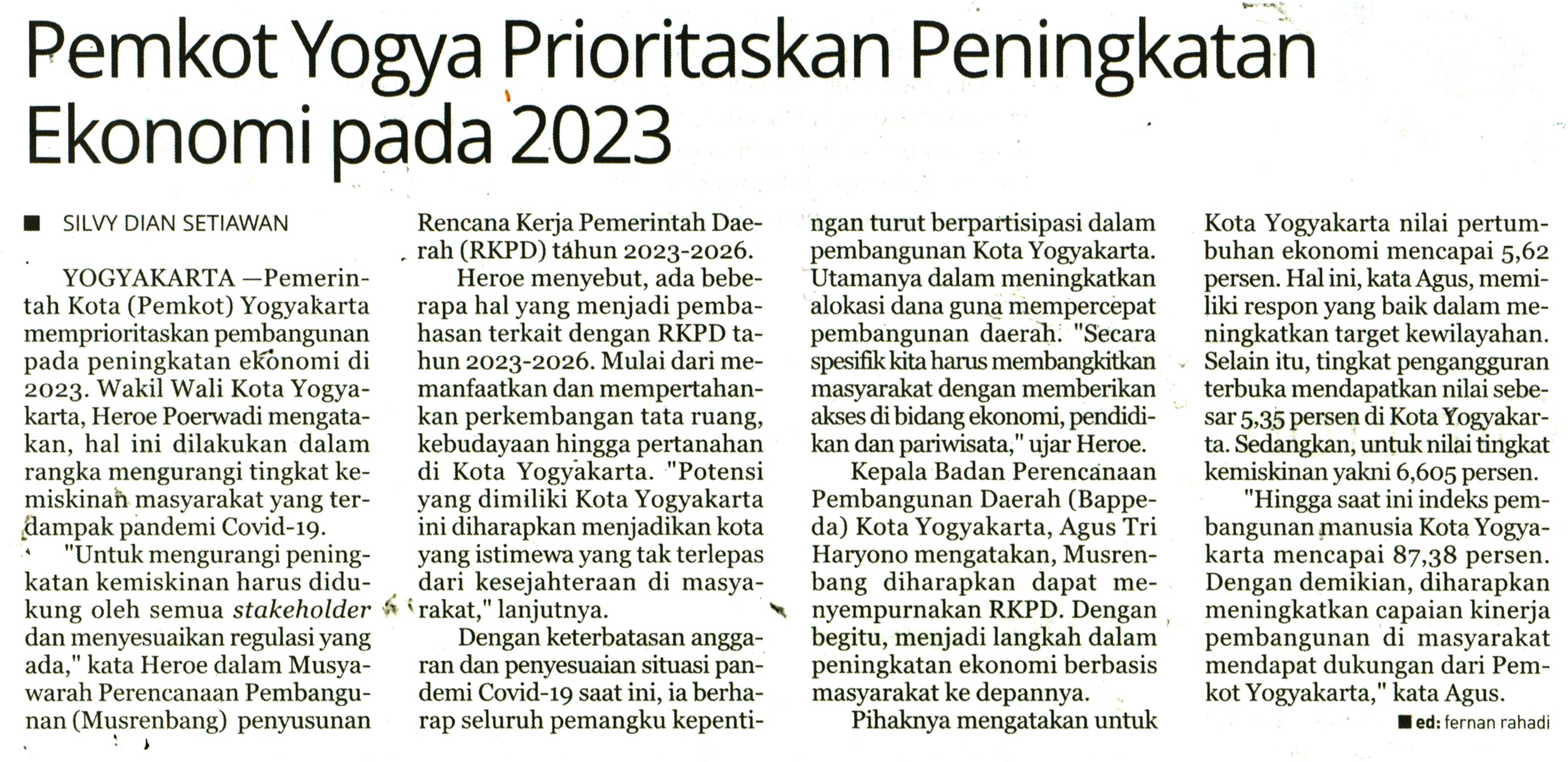 Kliping jogja terbaru