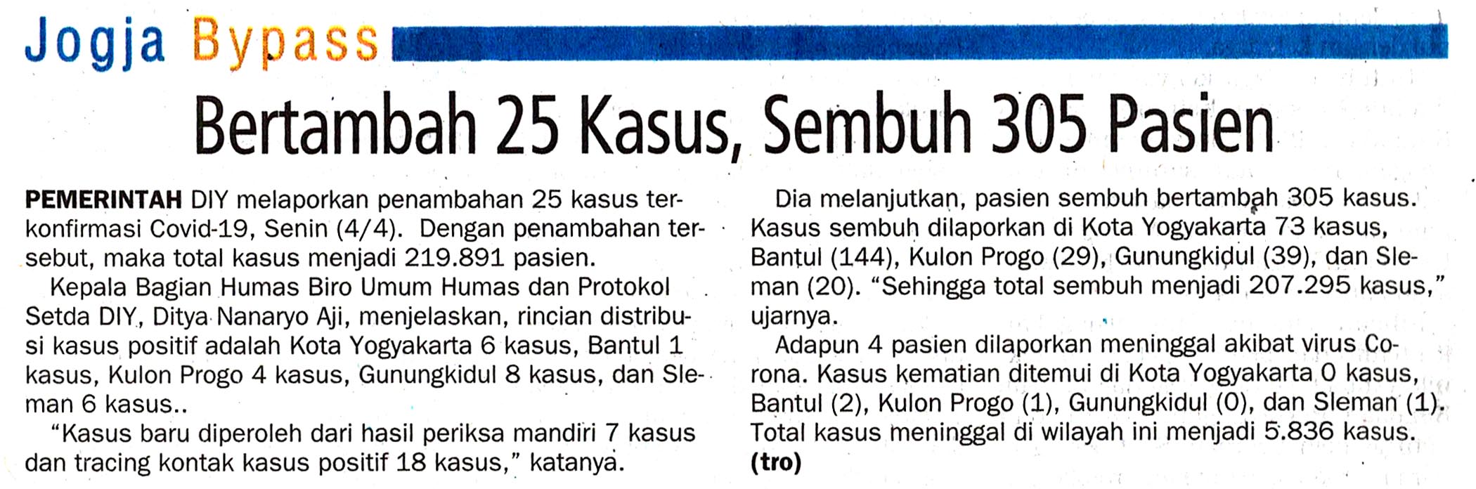 Kliping jogja terbaru