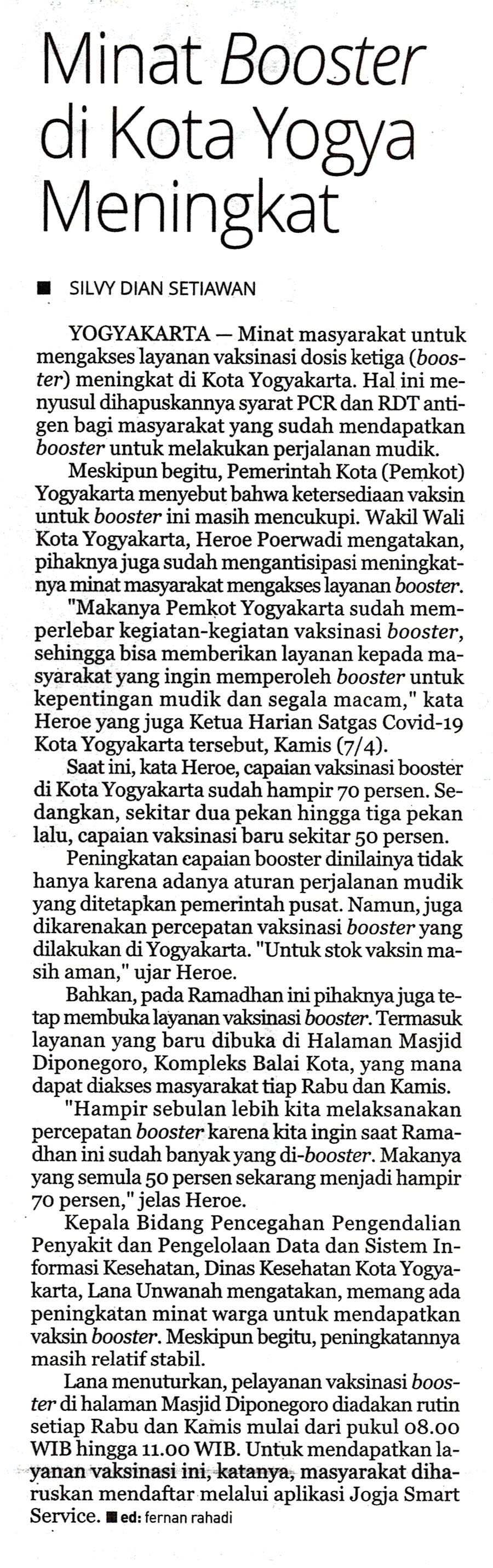 Kliping jogja terbaru