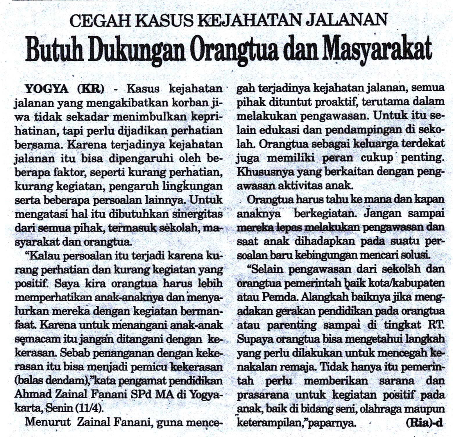 Kliping jogja terbaru