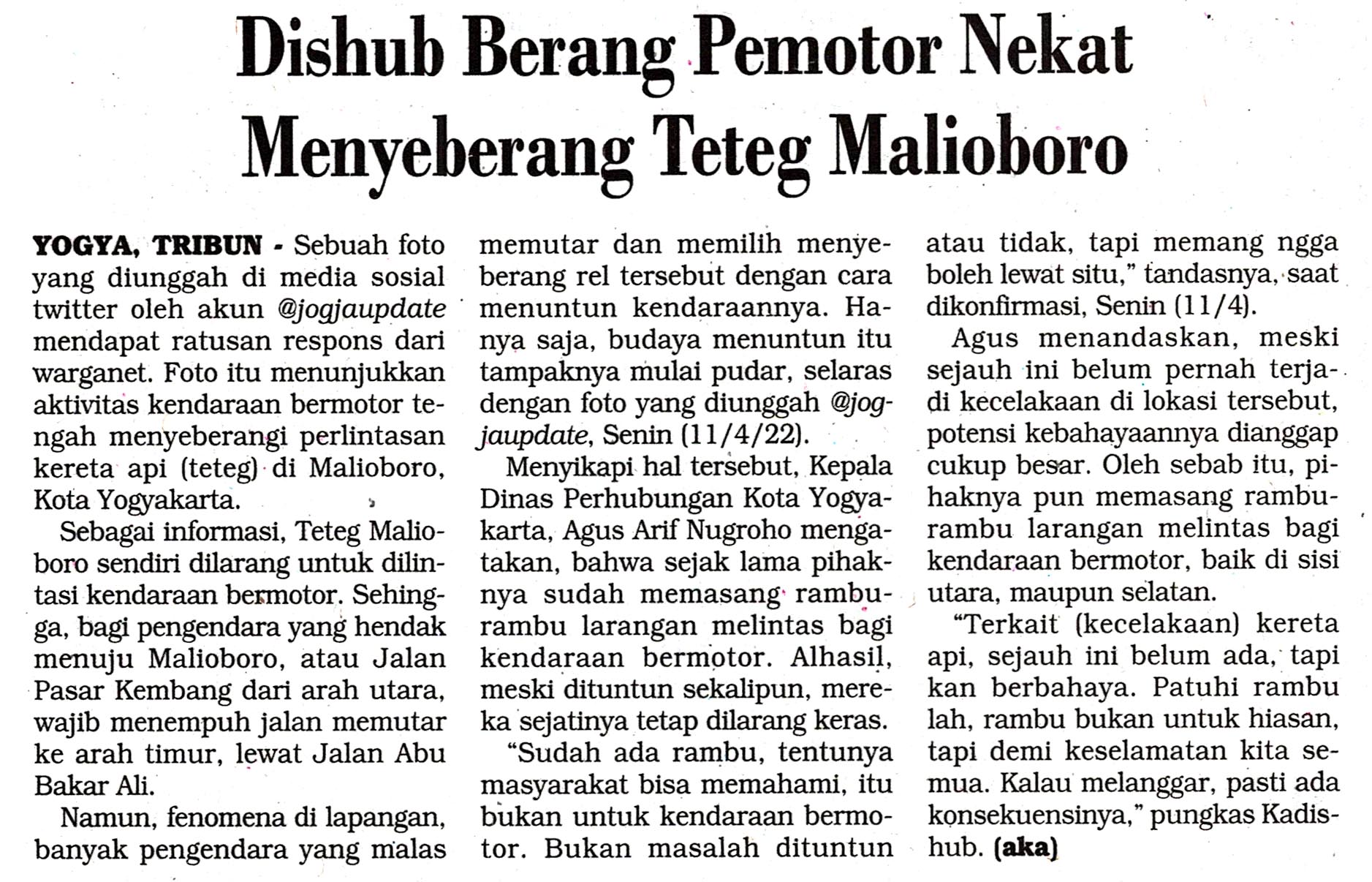 Kliping jogja terbaru