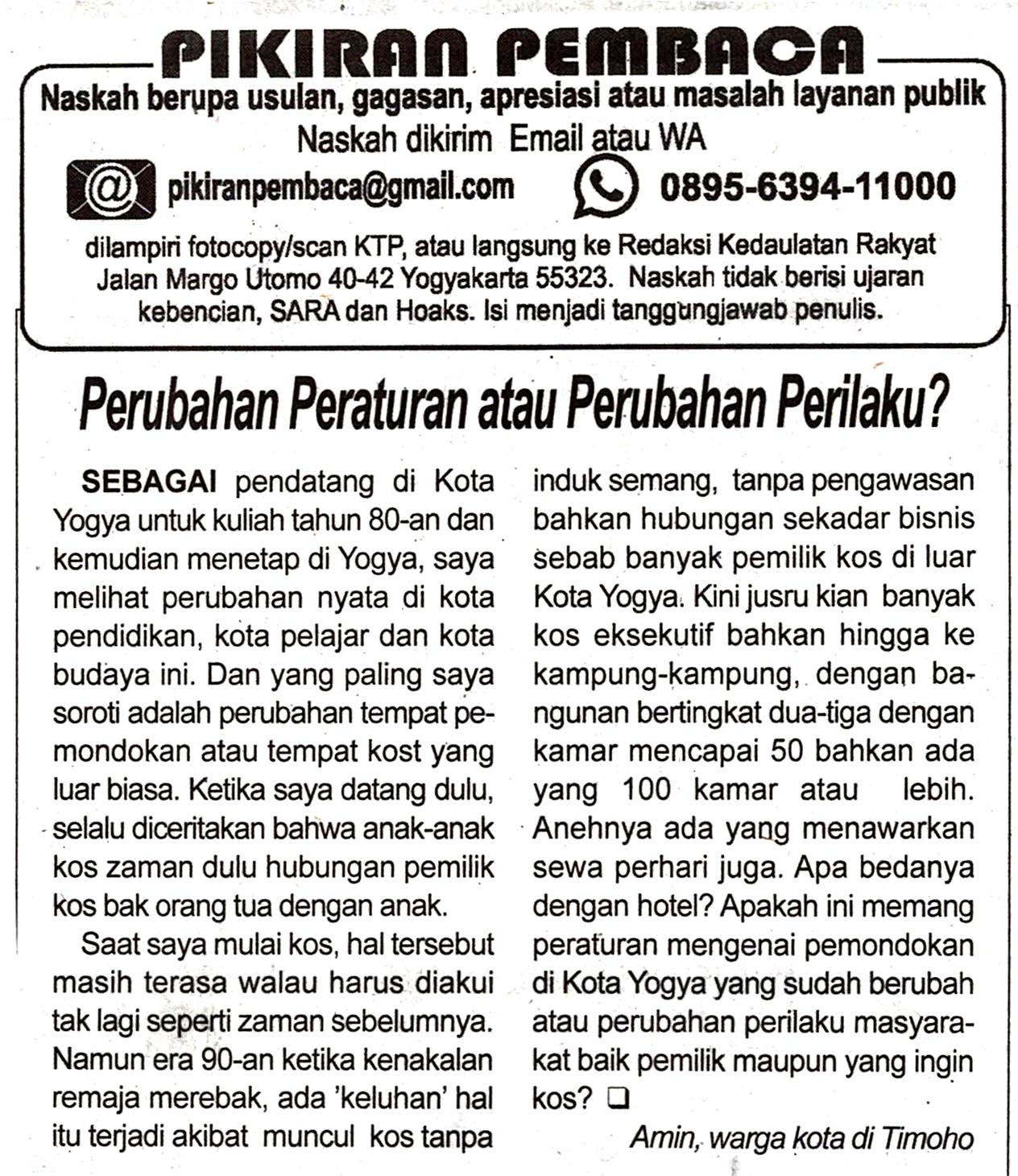 Kliping jogja terbaru