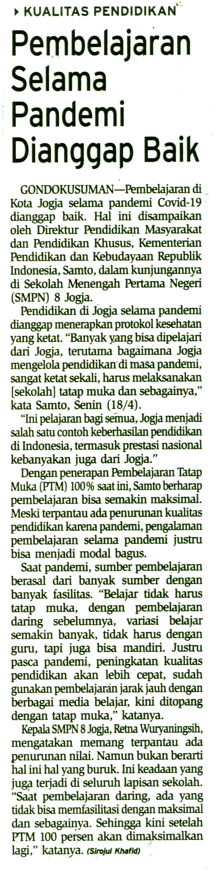 Kliping jogja terbaru