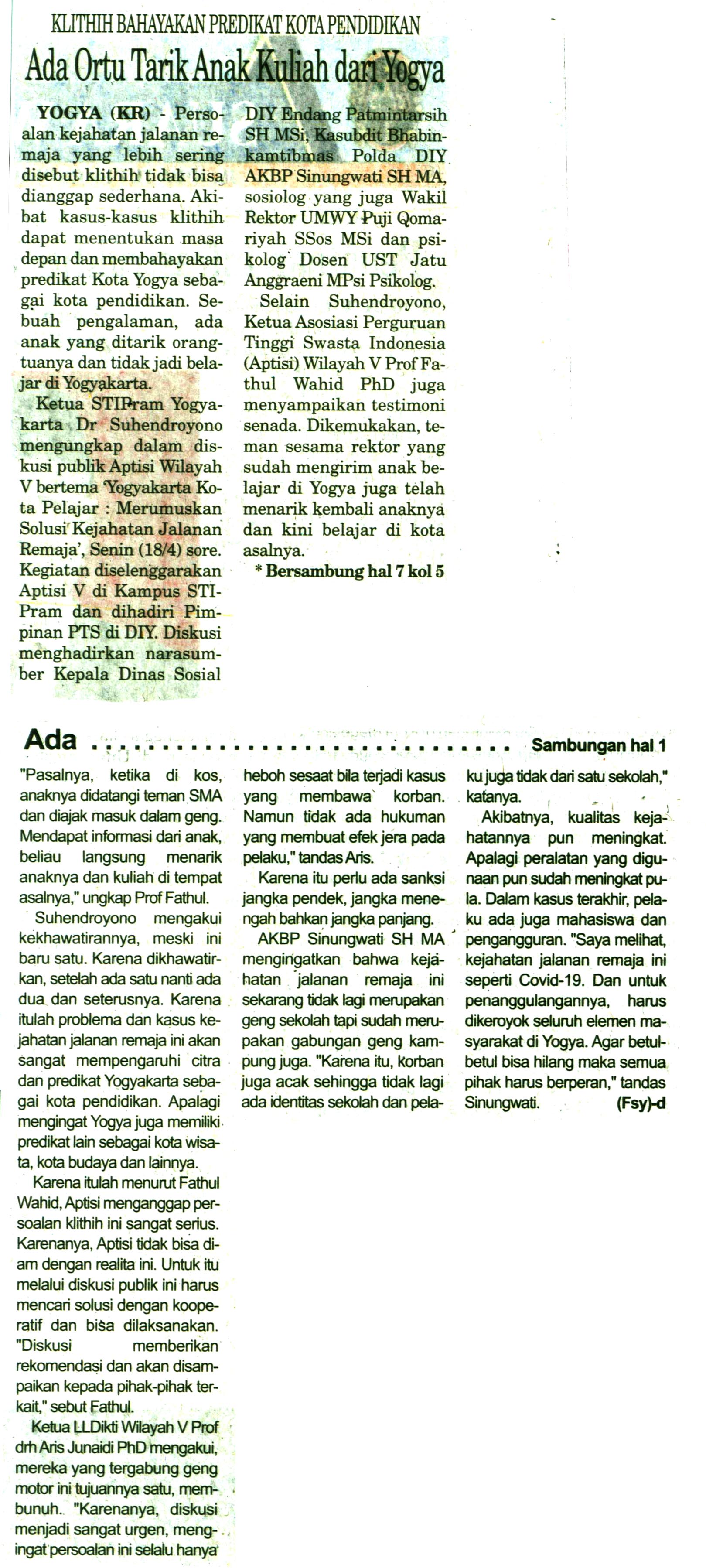 Kliping jogja terbaru