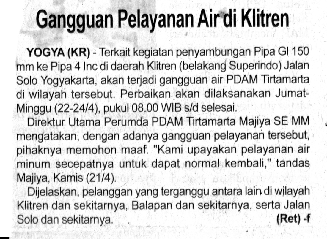 Kliping jogja terbaru