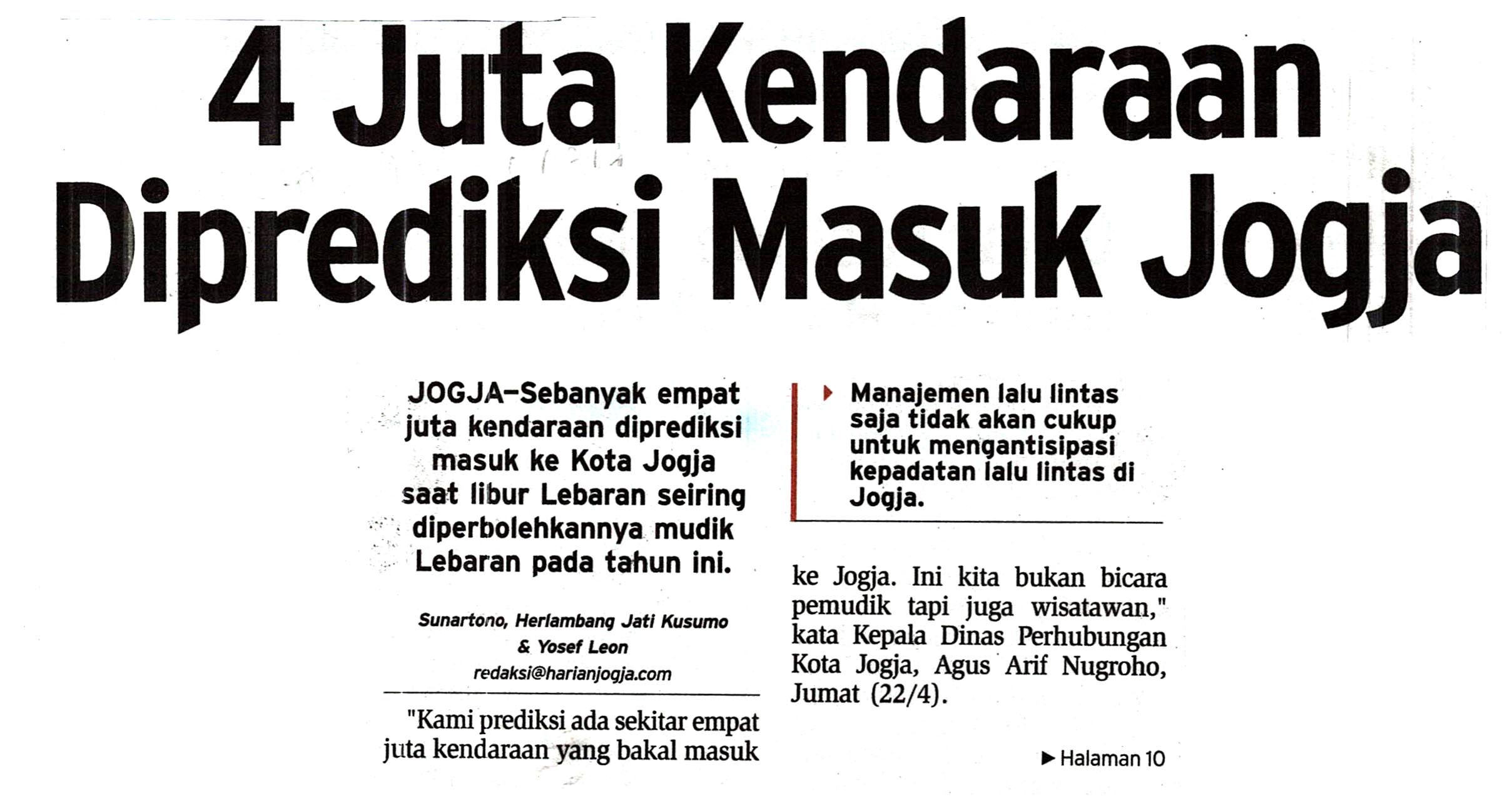 Kliping jogja terbaru