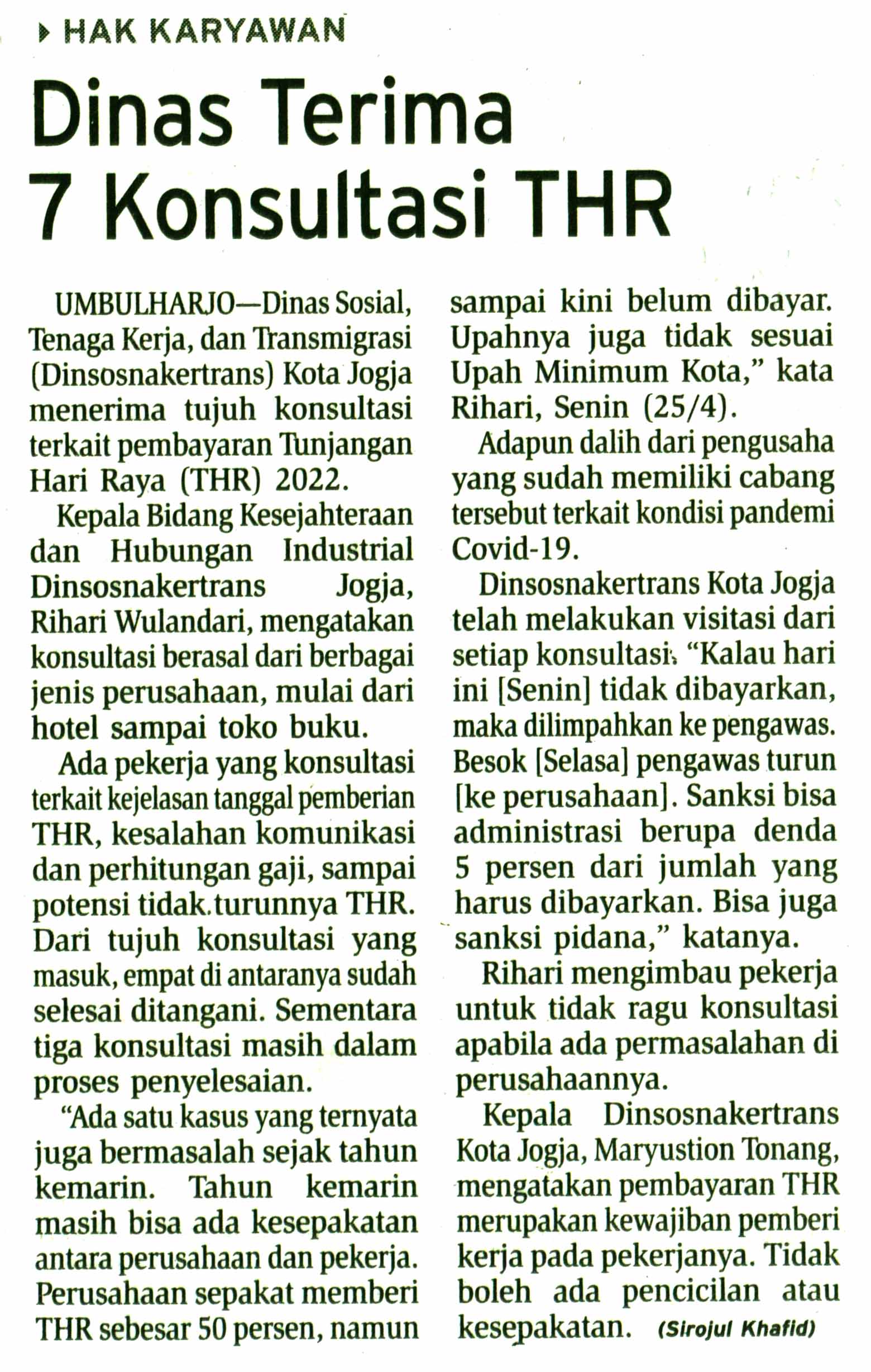 Kliping jogja terbaru