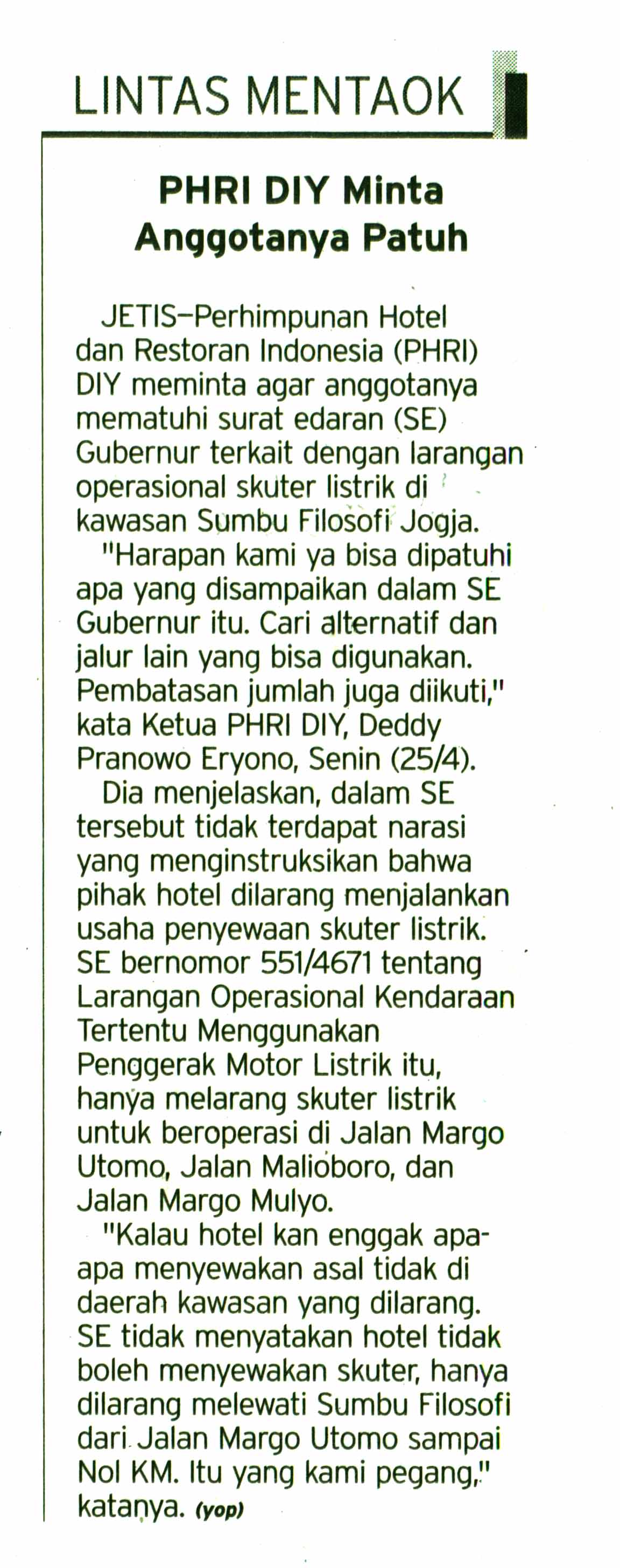 Kliping jogja terbaru