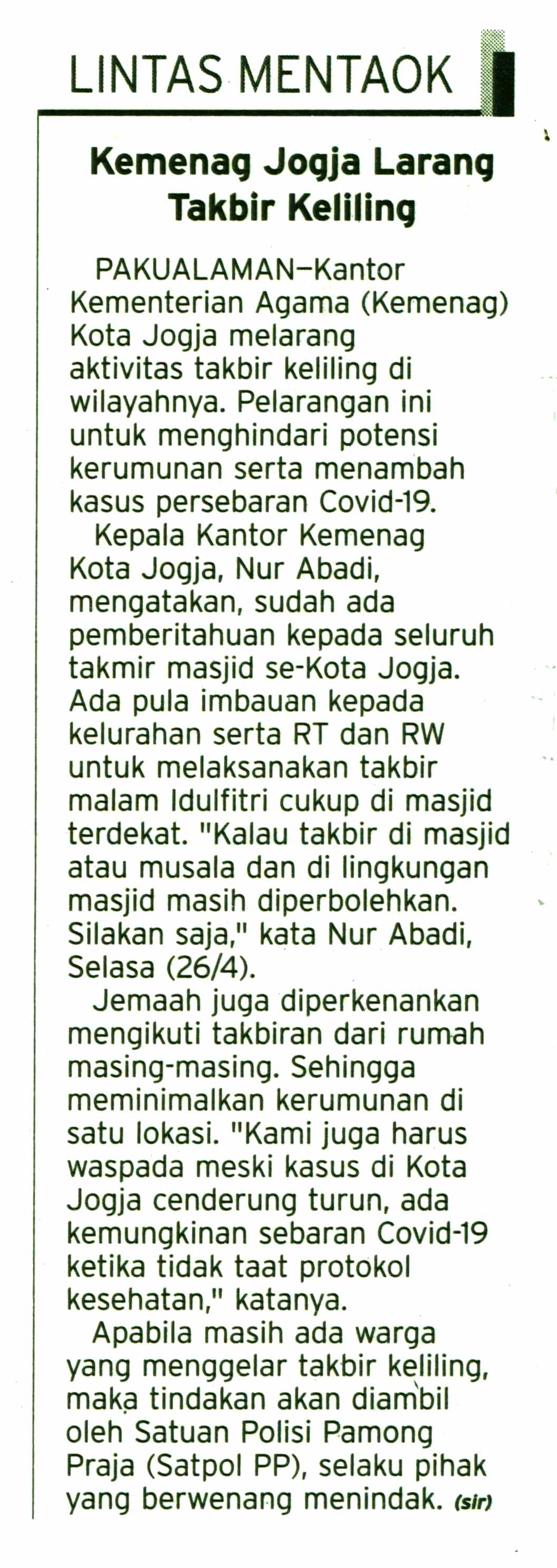 Kliping jogja terbaru