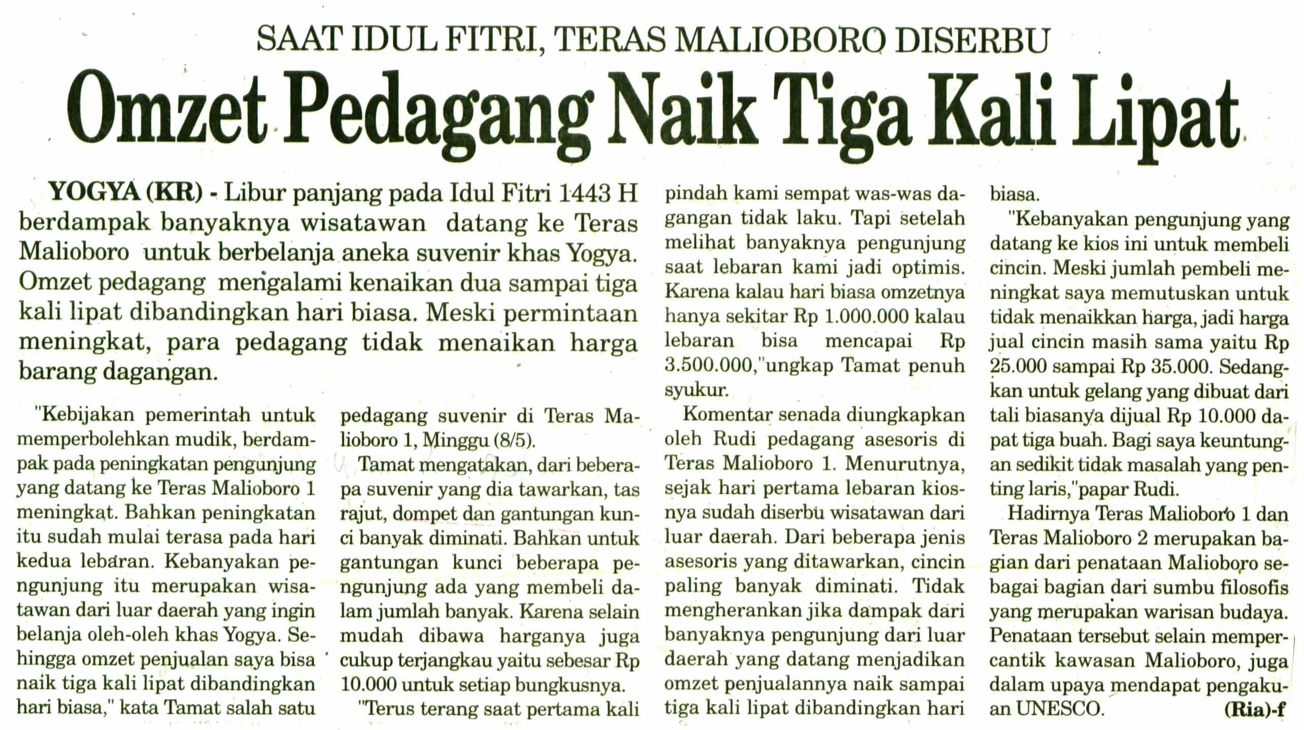 Kliping jogja terbaru