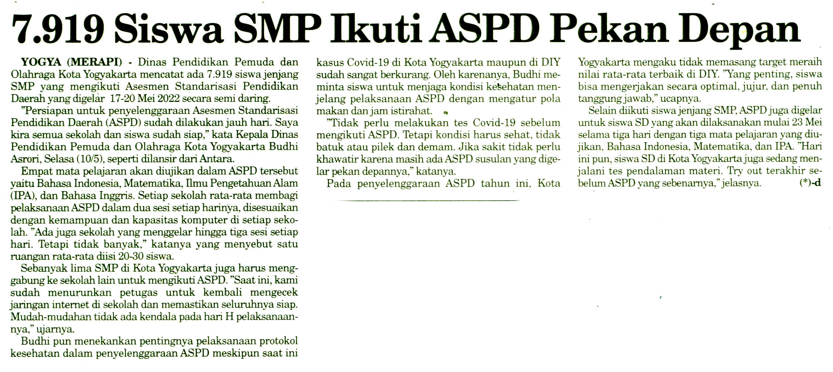 Kliping jogja terbaru