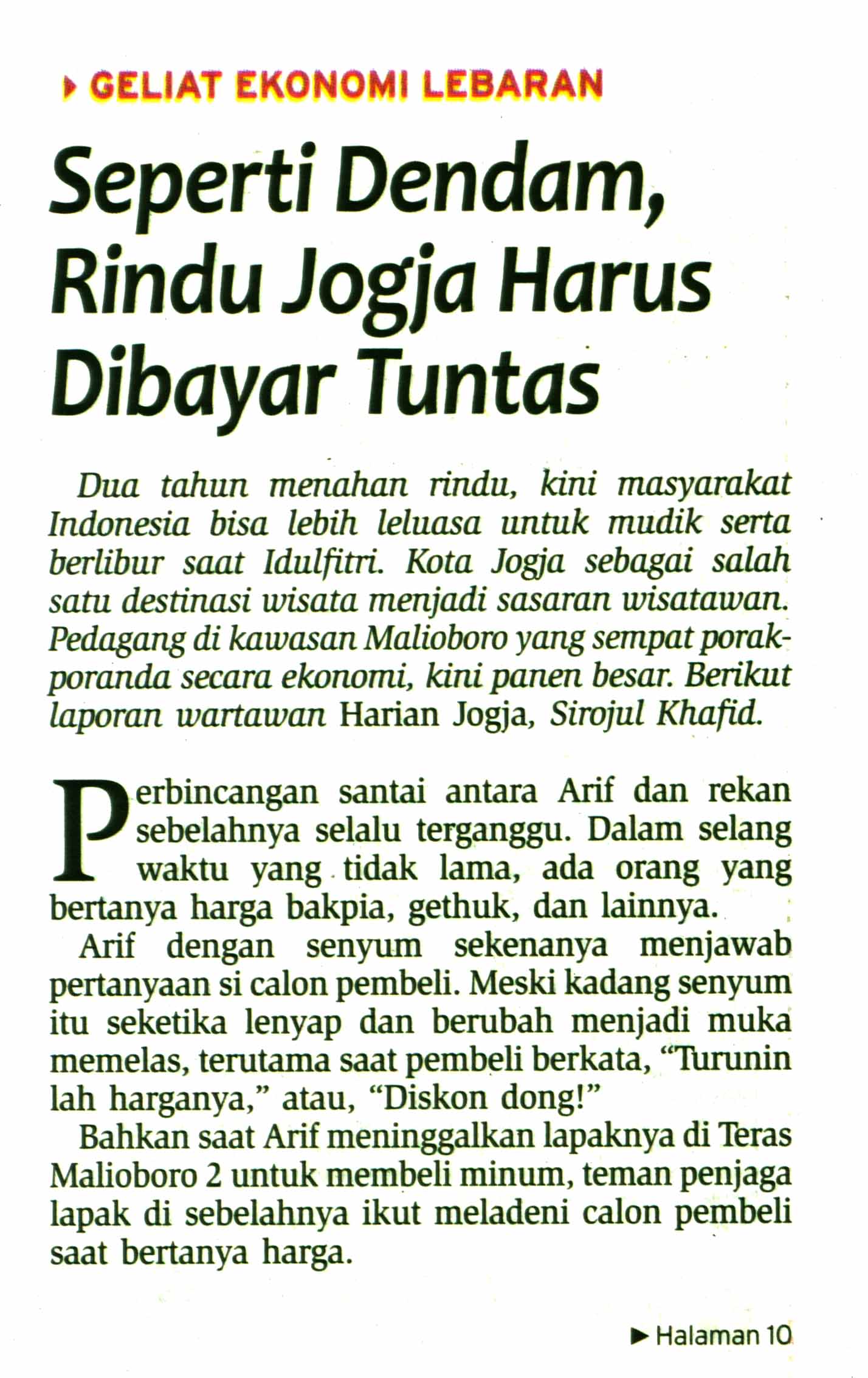 Kliping jogja terbaru