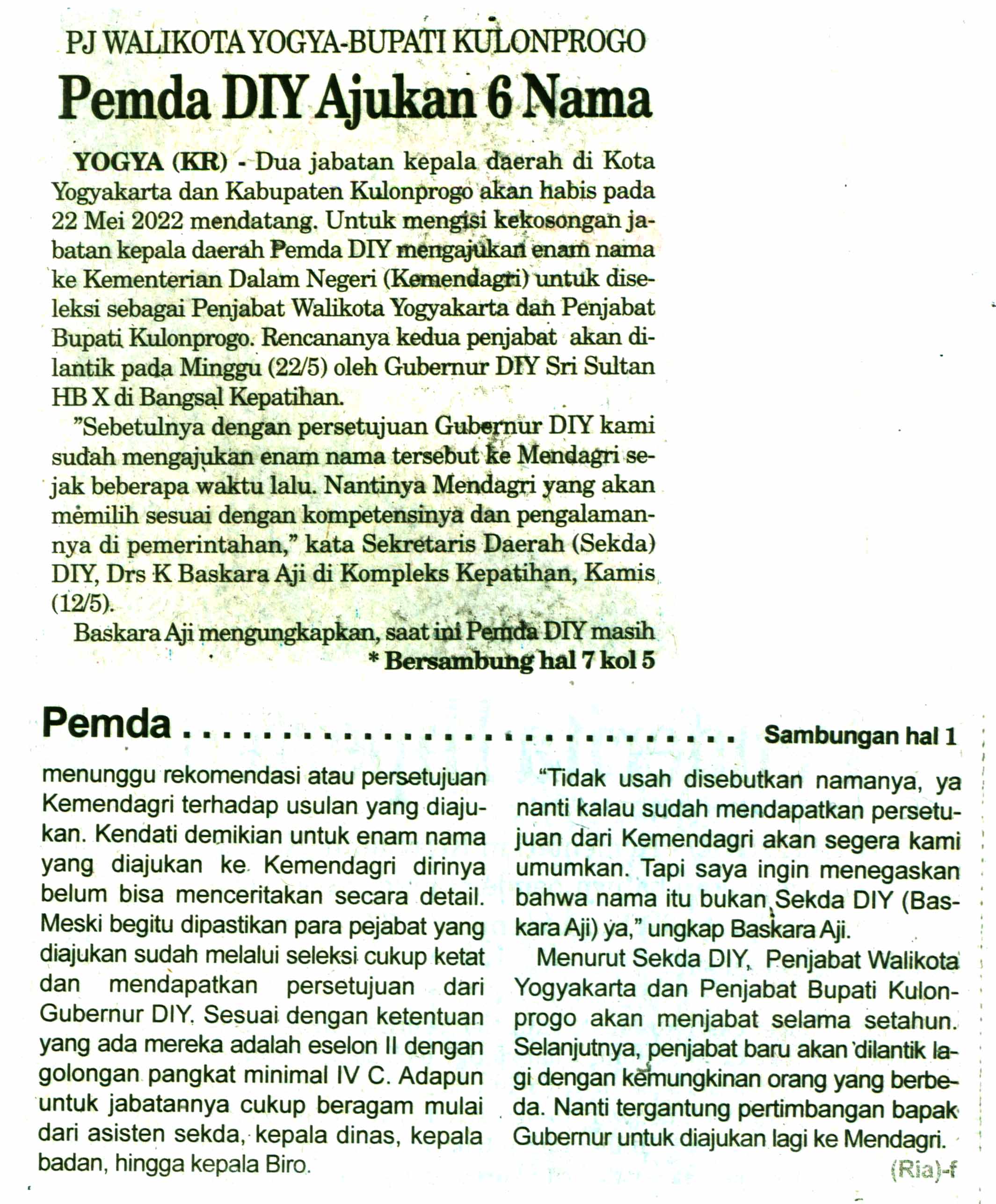 Kliping jogja terbaru