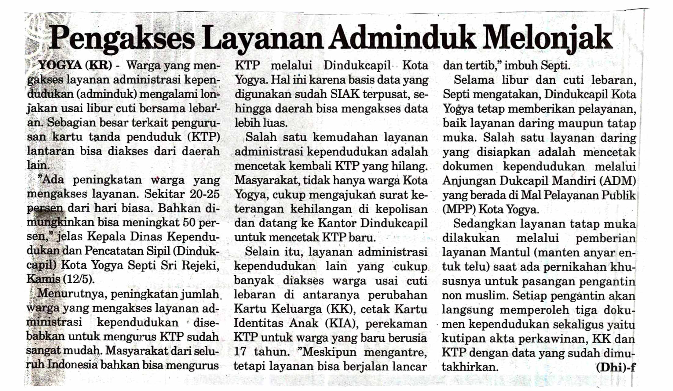 Kliping jogja terbaru