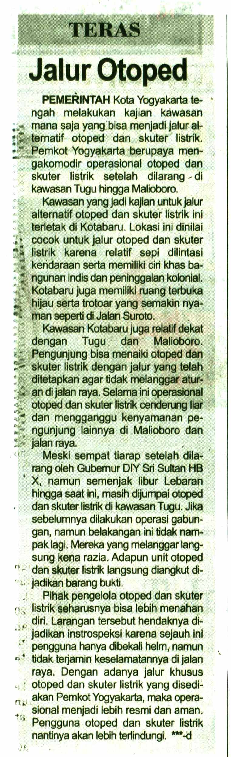 Kliping jogja terbaru