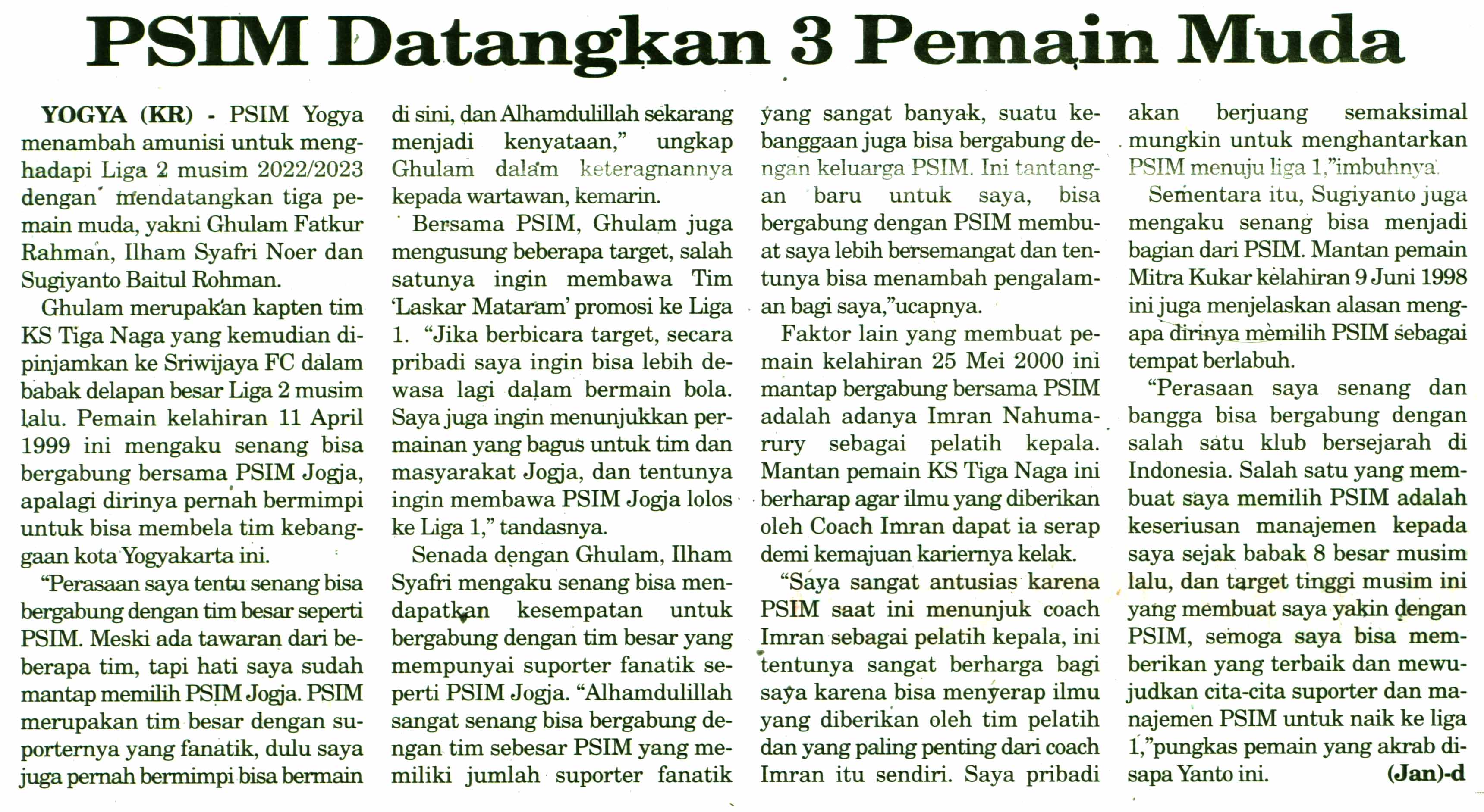 Kliping jogja terbaru