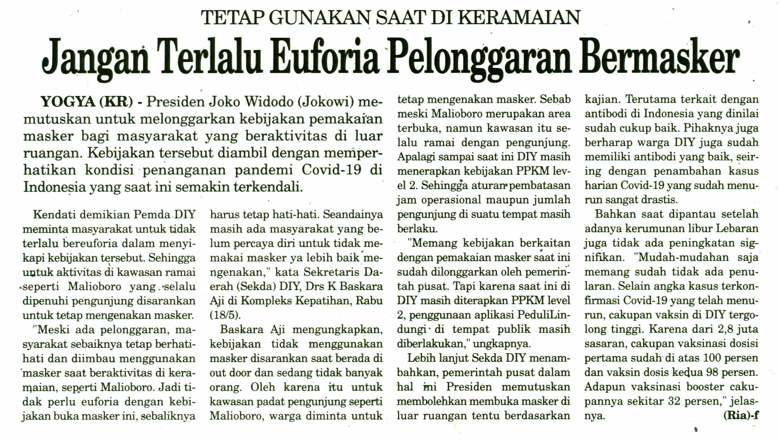 Kliping jogja terbaru