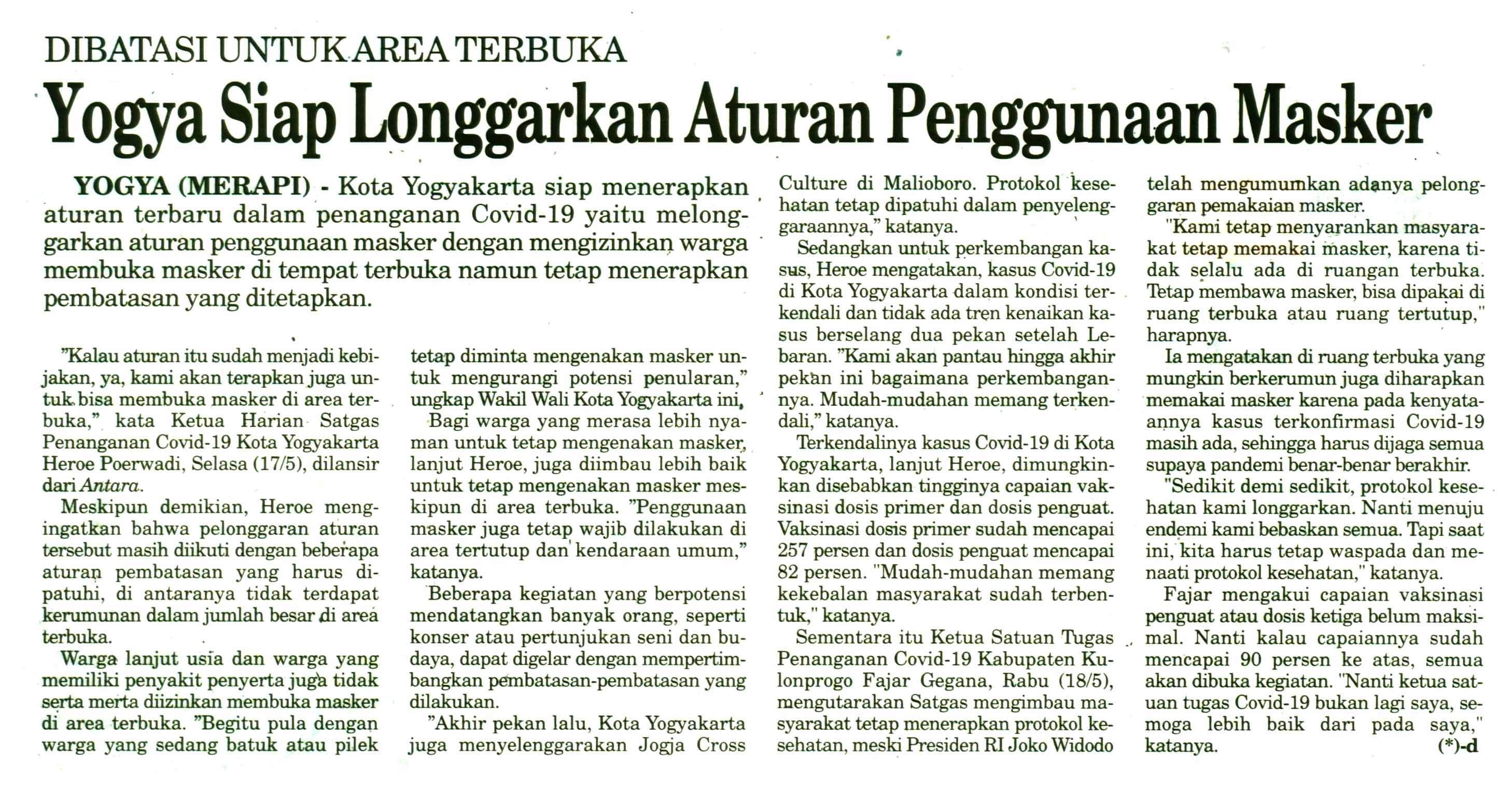 Kliping jogja terbaru