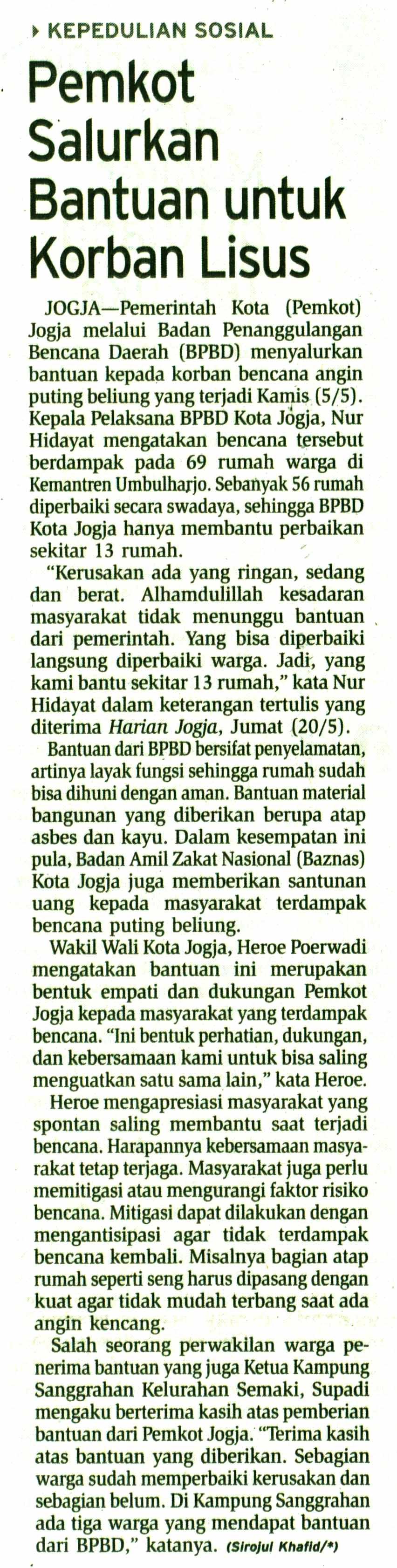 Kliping jogja terbaru