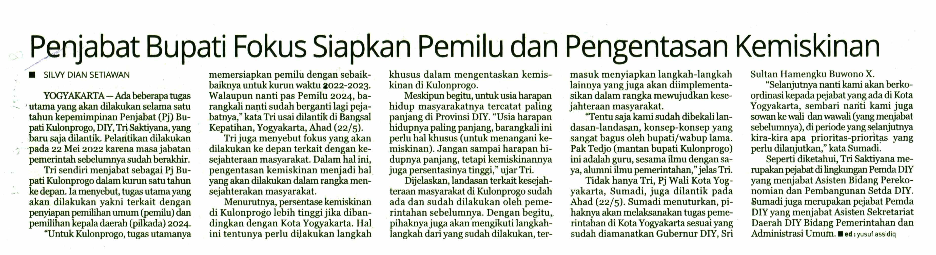 Kliping jogja terbaru