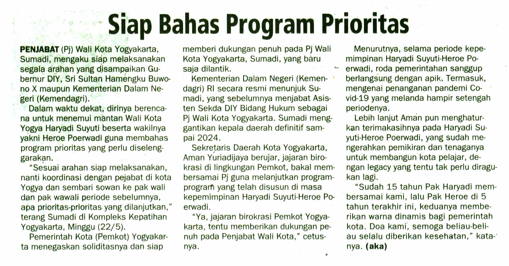 Kliping jogja terbaru