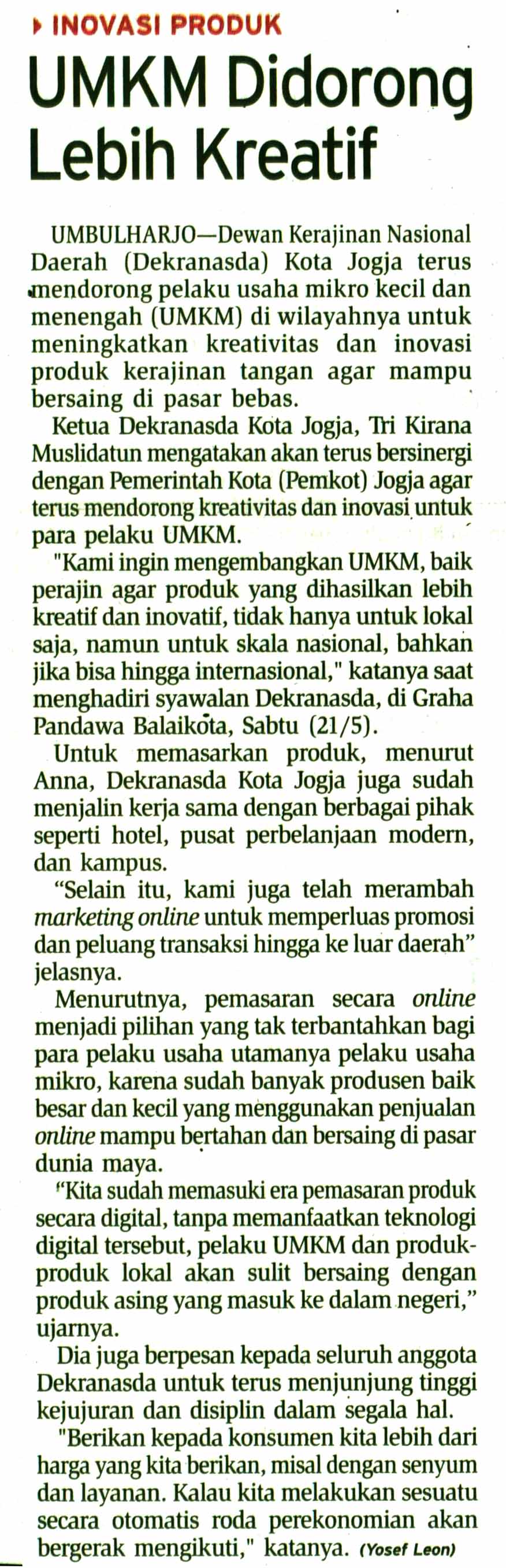 Kliping jogja terbaru