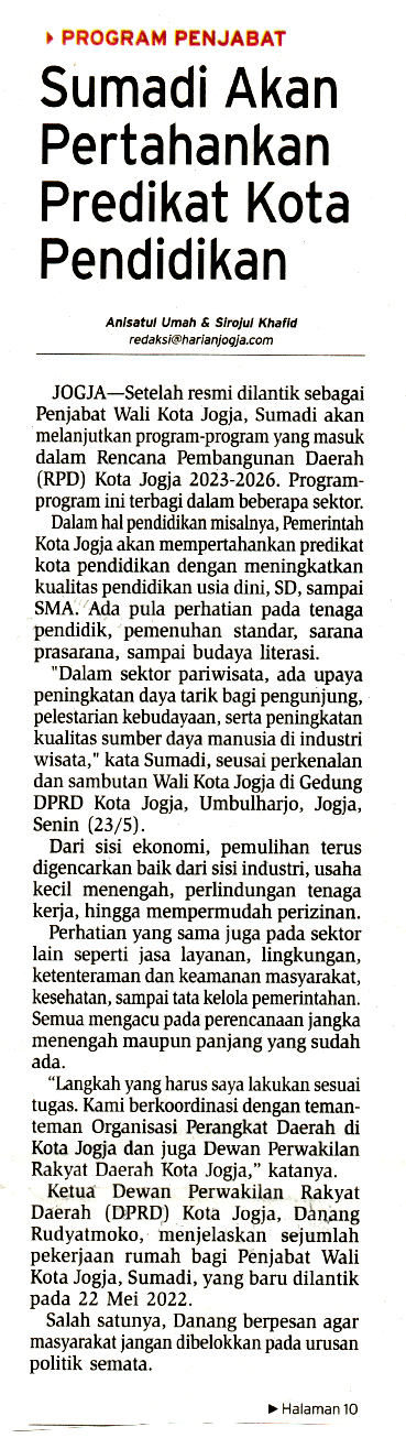 Kliping jogja terbaru