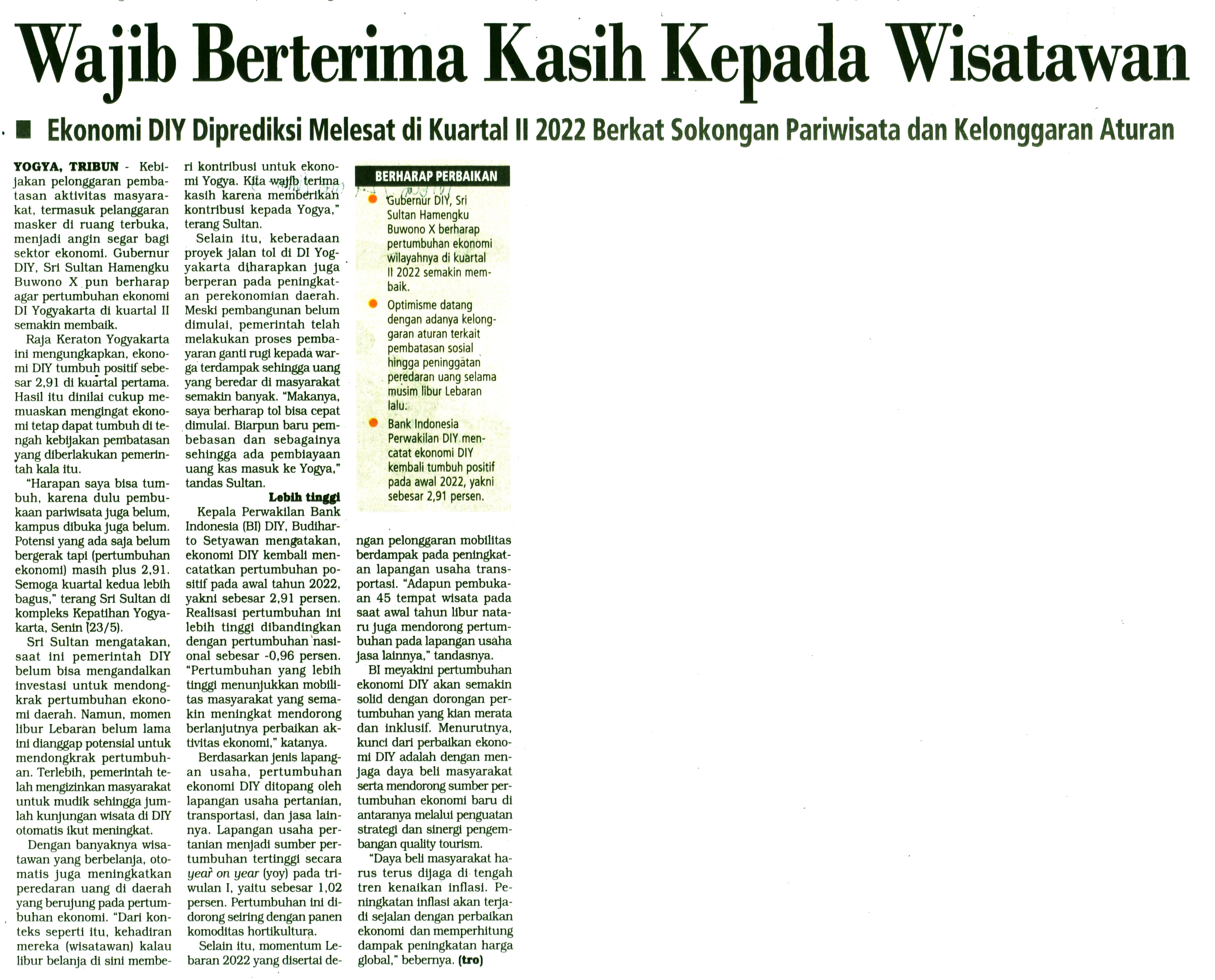 Kliping jogja terbaru