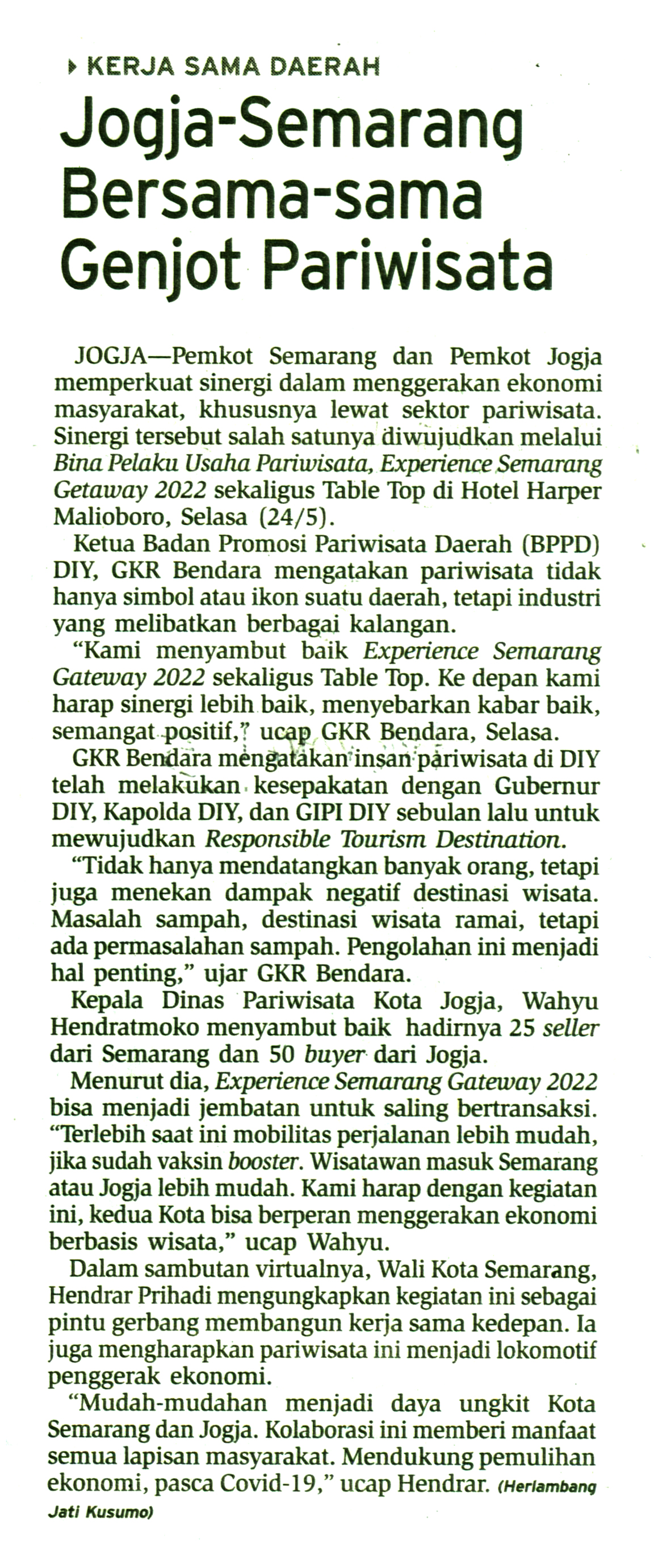 Kliping jogja terbaru