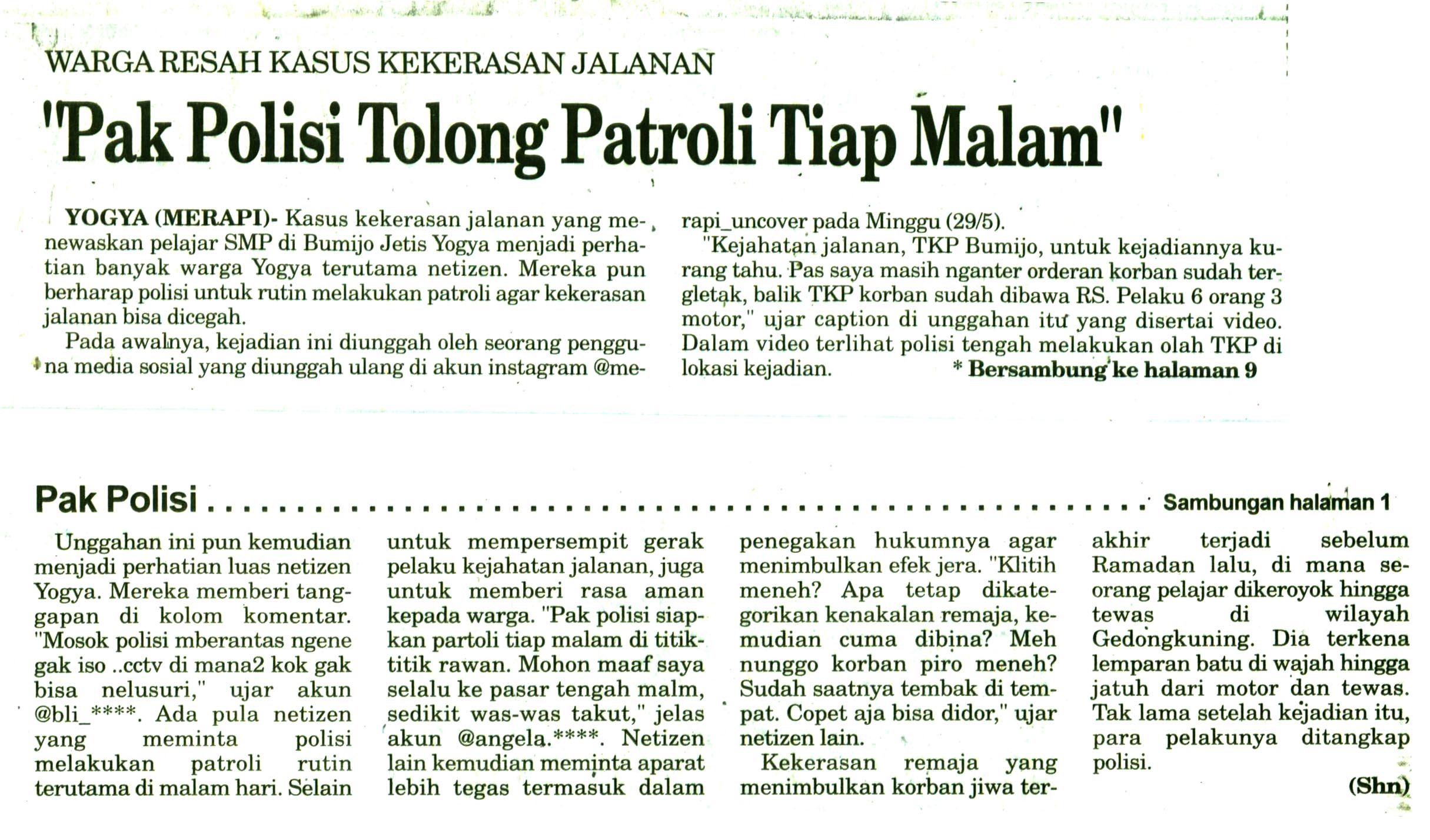Kliping jogja terbaru