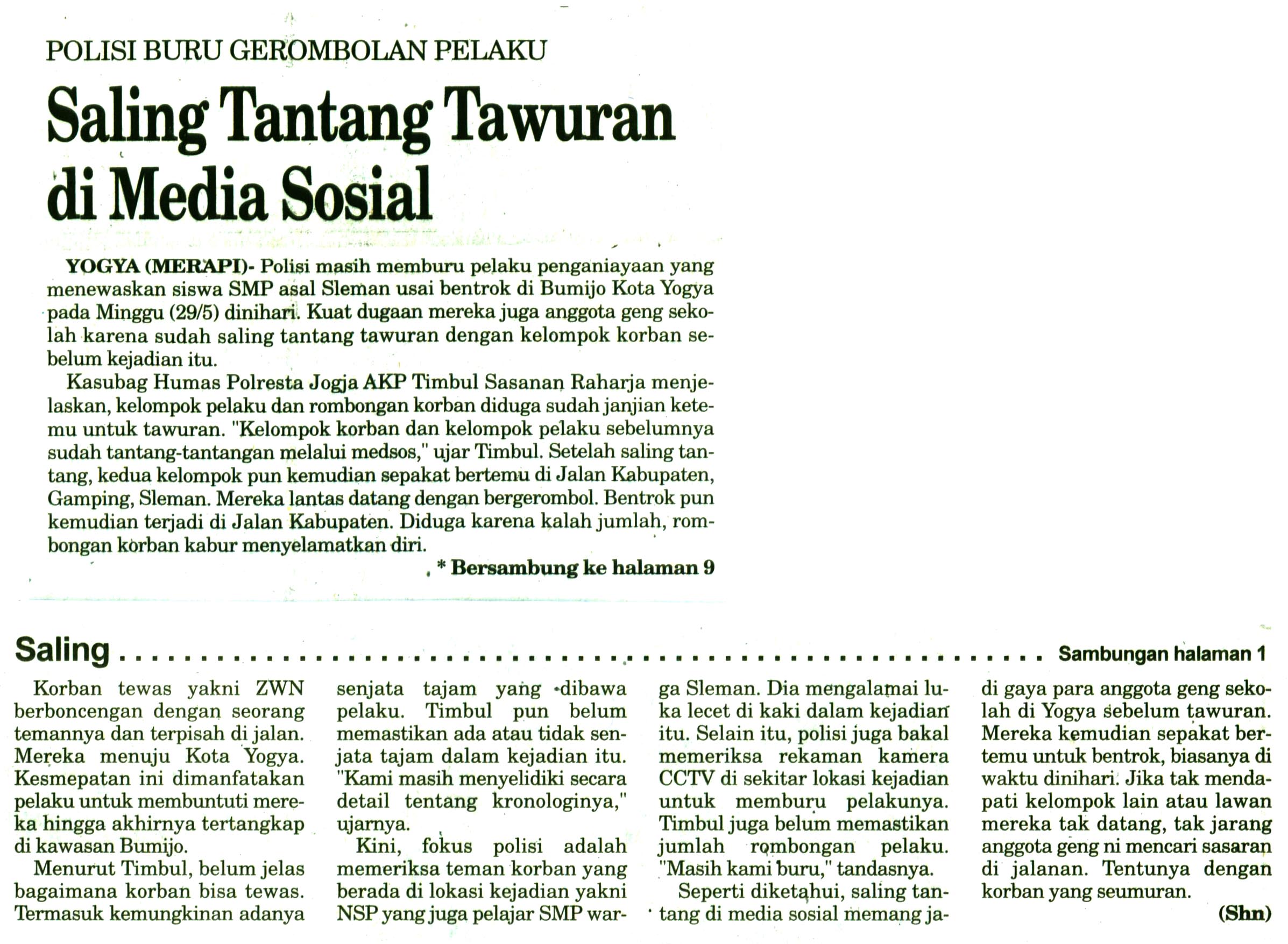 Kliping jogja terbaru