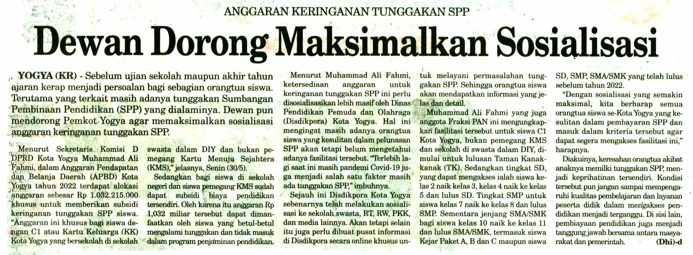 Kliping jogja terbaru