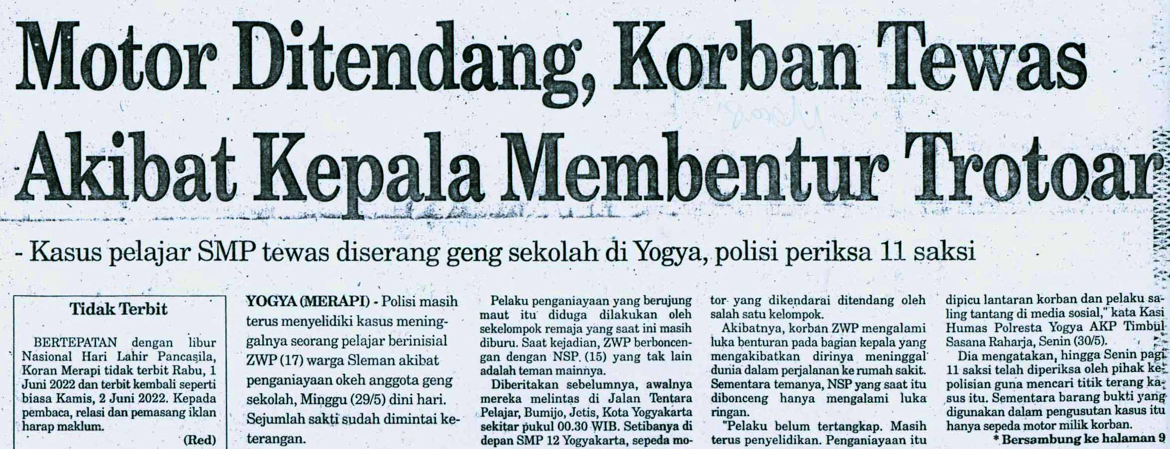 Kliping jogja terbaru