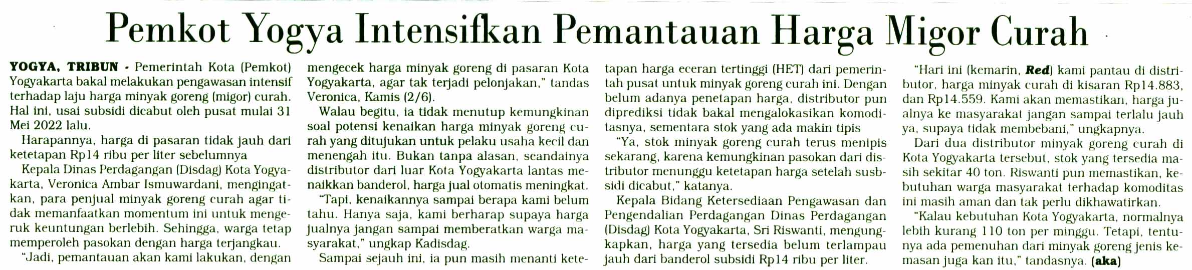 Kliping jogja terbaru